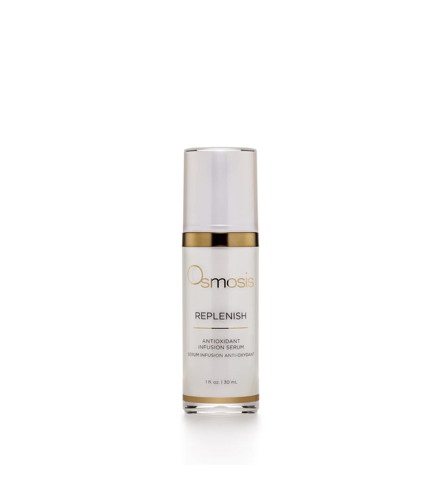 Osmosis REPLENISH Antioxidant Serum Hydrates & Soothes Skin with Green Tea and Botanical Extracts 1 Fl Oz