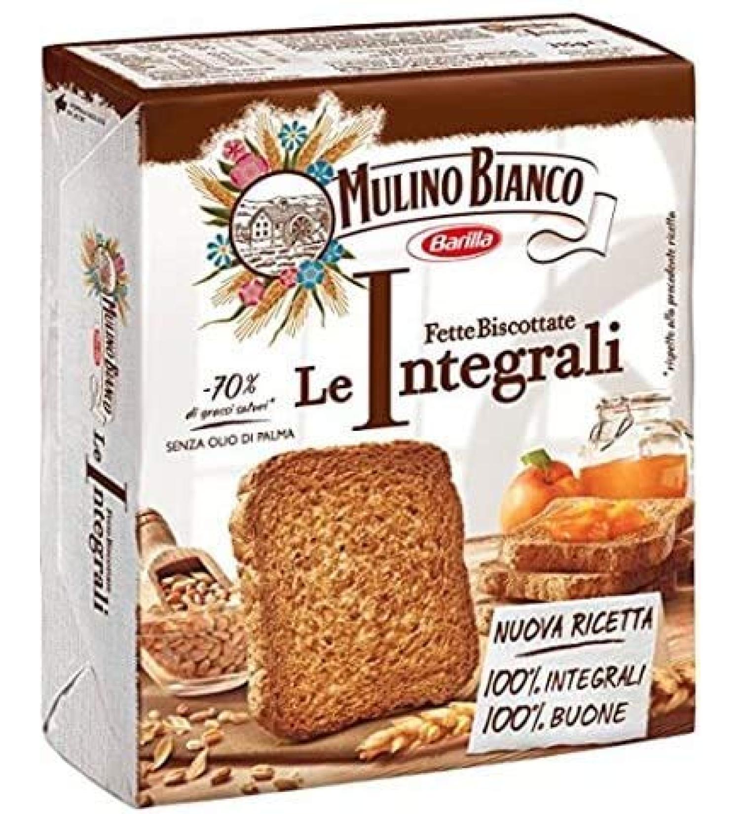 Mulino Bianco Lot of 6 sachets of grass biscuits Volkoren 315 g