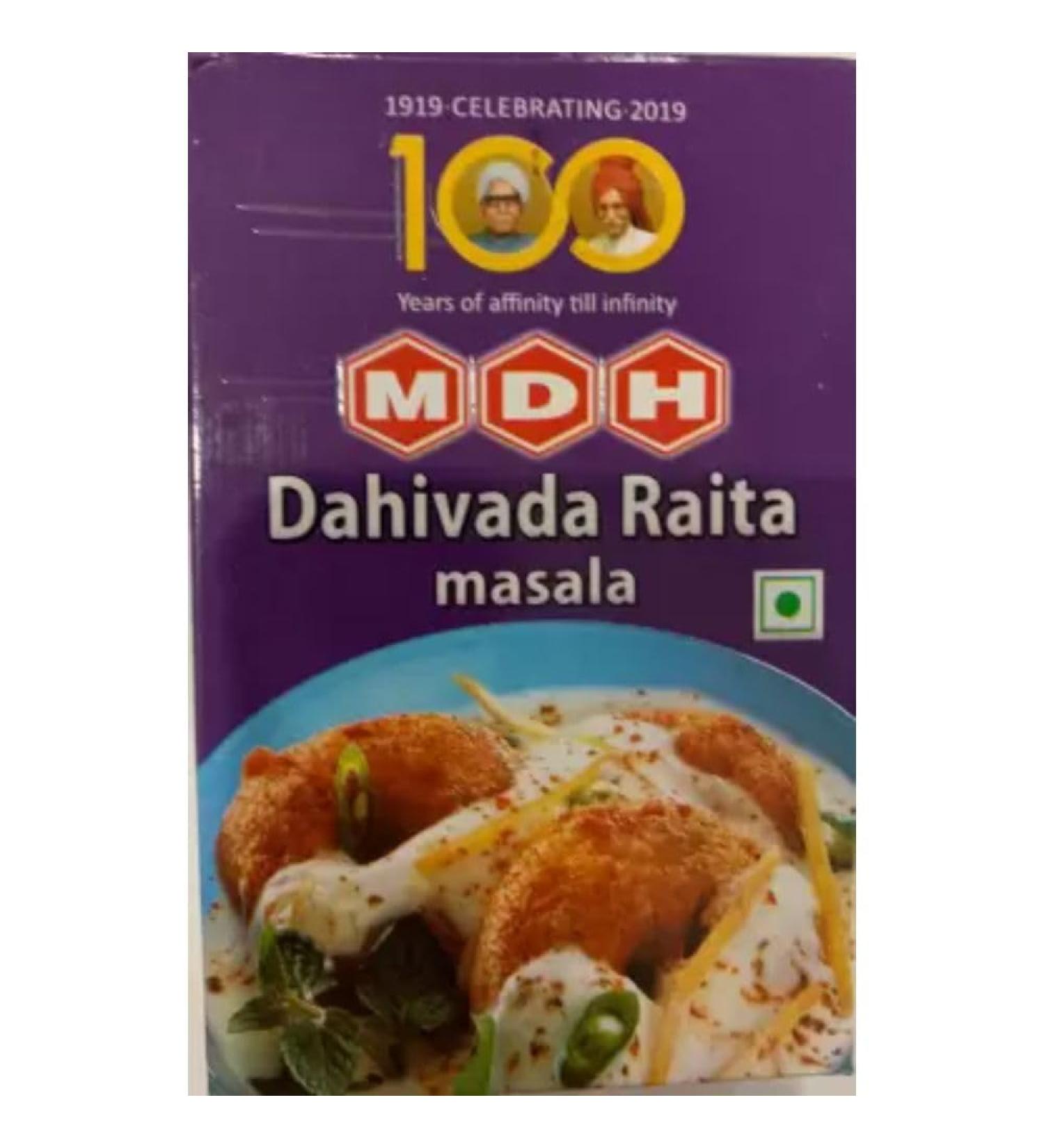 MDH Dahi Vada Raita Masala 100g - Authentic Indian Spice Blend - Buy Online on GoSupps.com