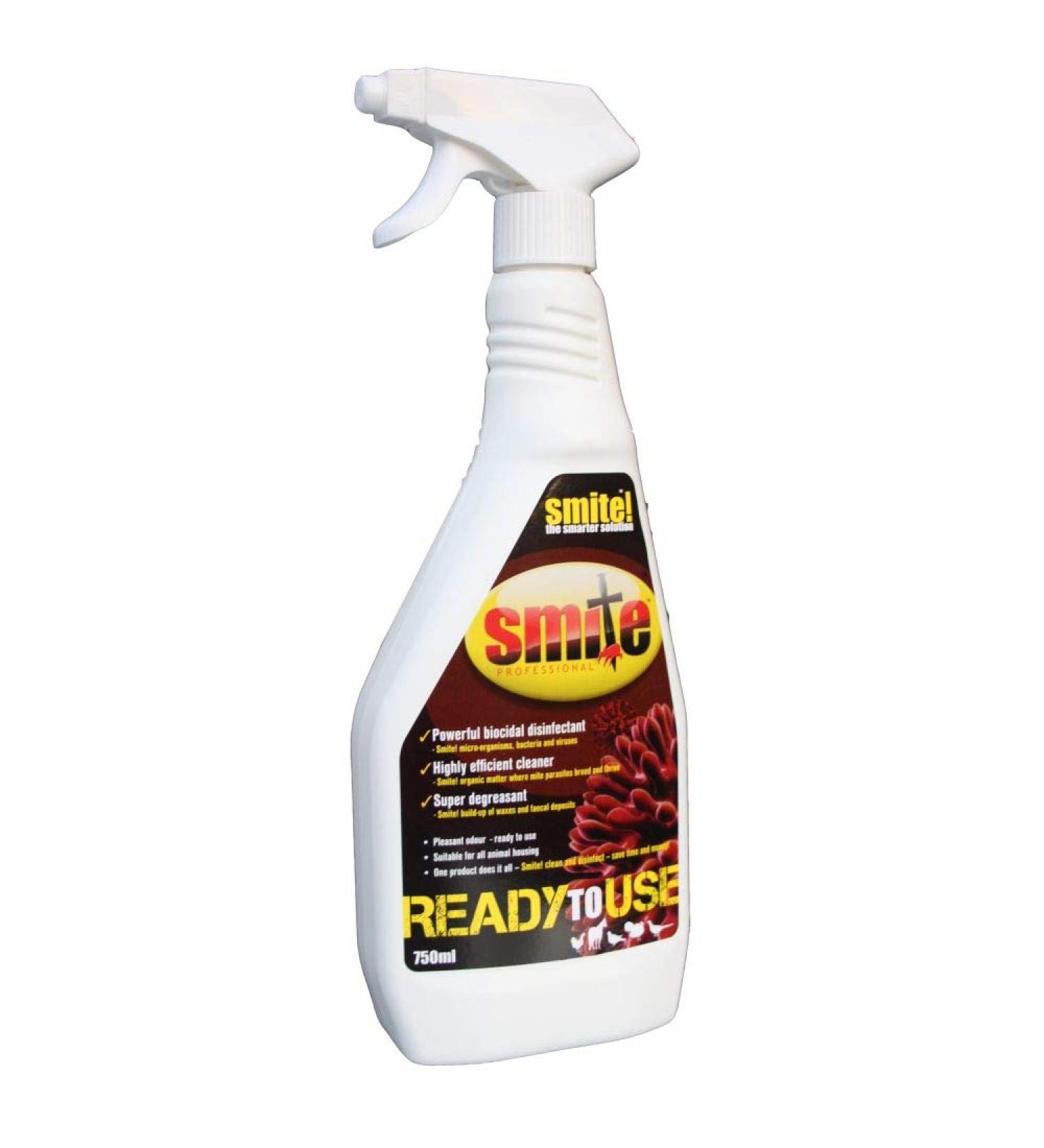 Smite Red Mite Treatment and Disinfectant Liquid Spray 750 ml