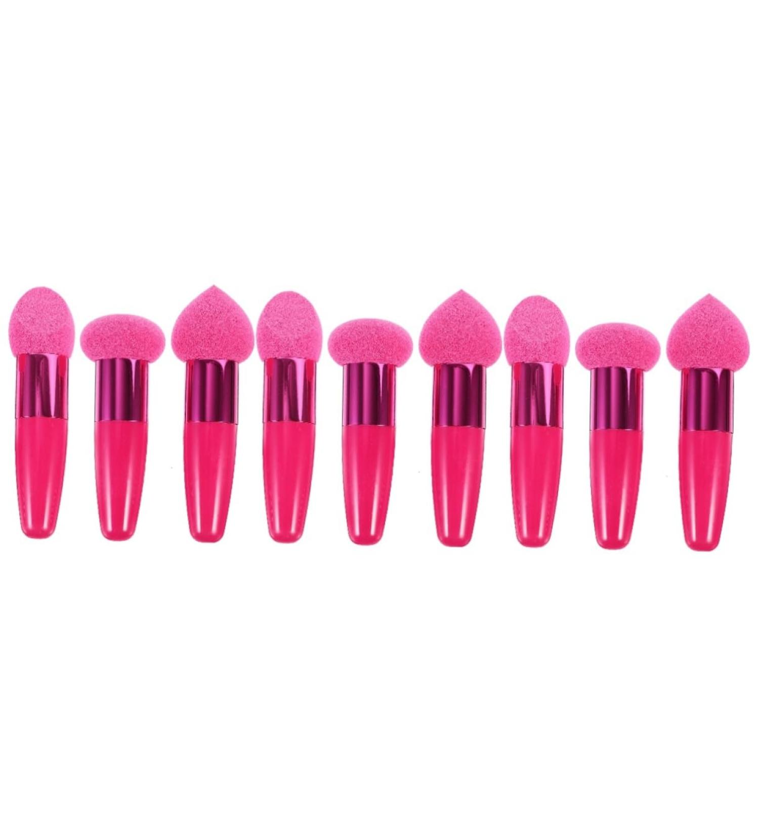 FRCOLOR 9 Pcs Mushroom Makeup Sponge Set - Beauty Pencil Foundation & Concealer Applicator for Flawless Skin | Travel-Friendly | Pack of 1 - Buy Online on GoSupps.com
