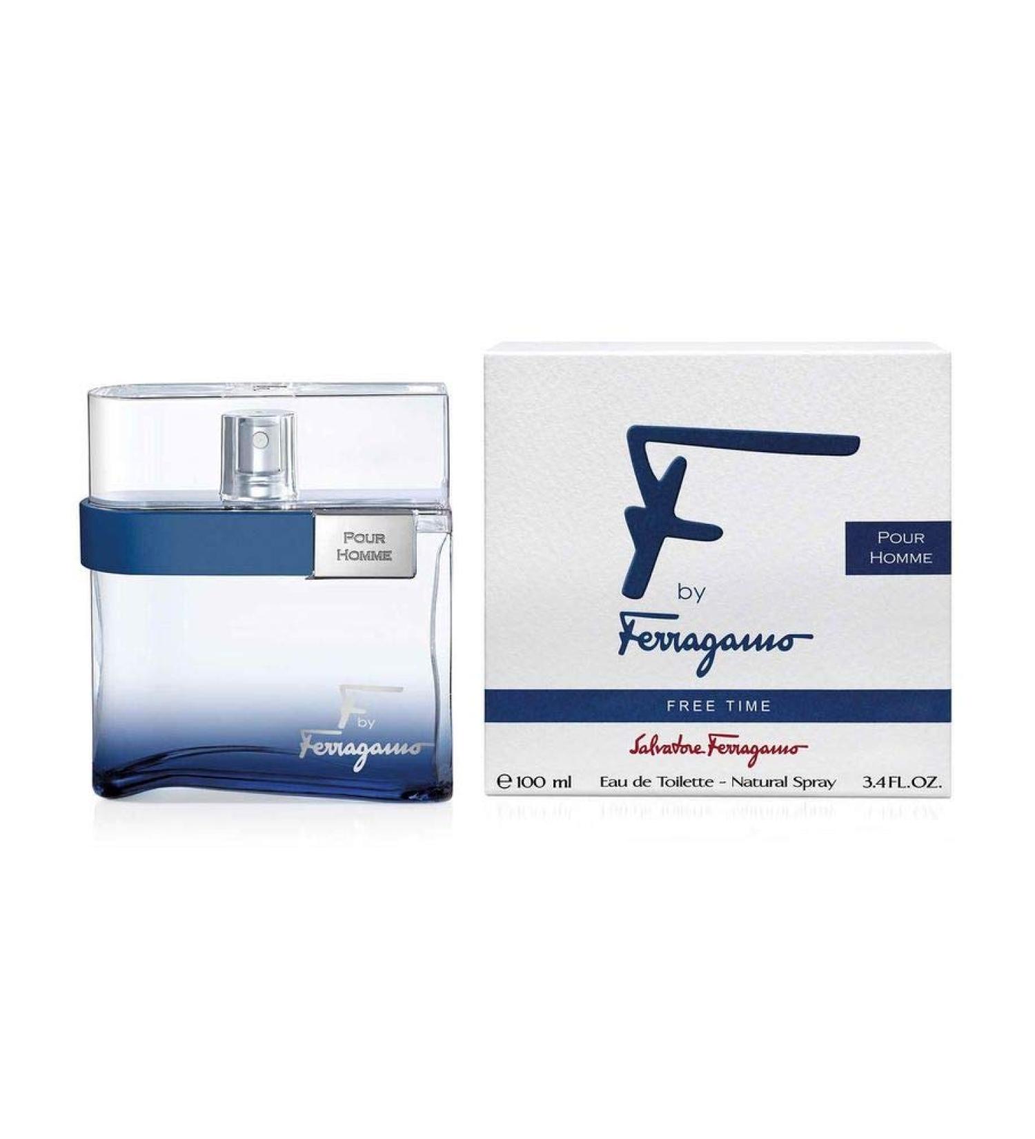 Salvatore Ferragamo F Free Time Eau De Toilette Spray for Men 3.4 Ounce - Buy Online on GoSupps.com