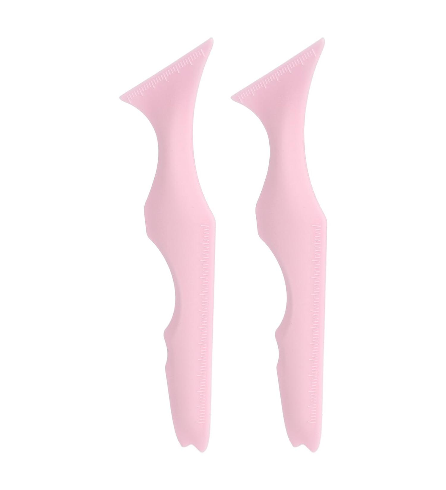 Silicone Stencils with Winged Tip Reusable Tool for Beginners Quick Draw Durable Portable Silicone Stencils Makeup Tool Stencils Beginners Roseate - Buy Online on GoSupps.com
