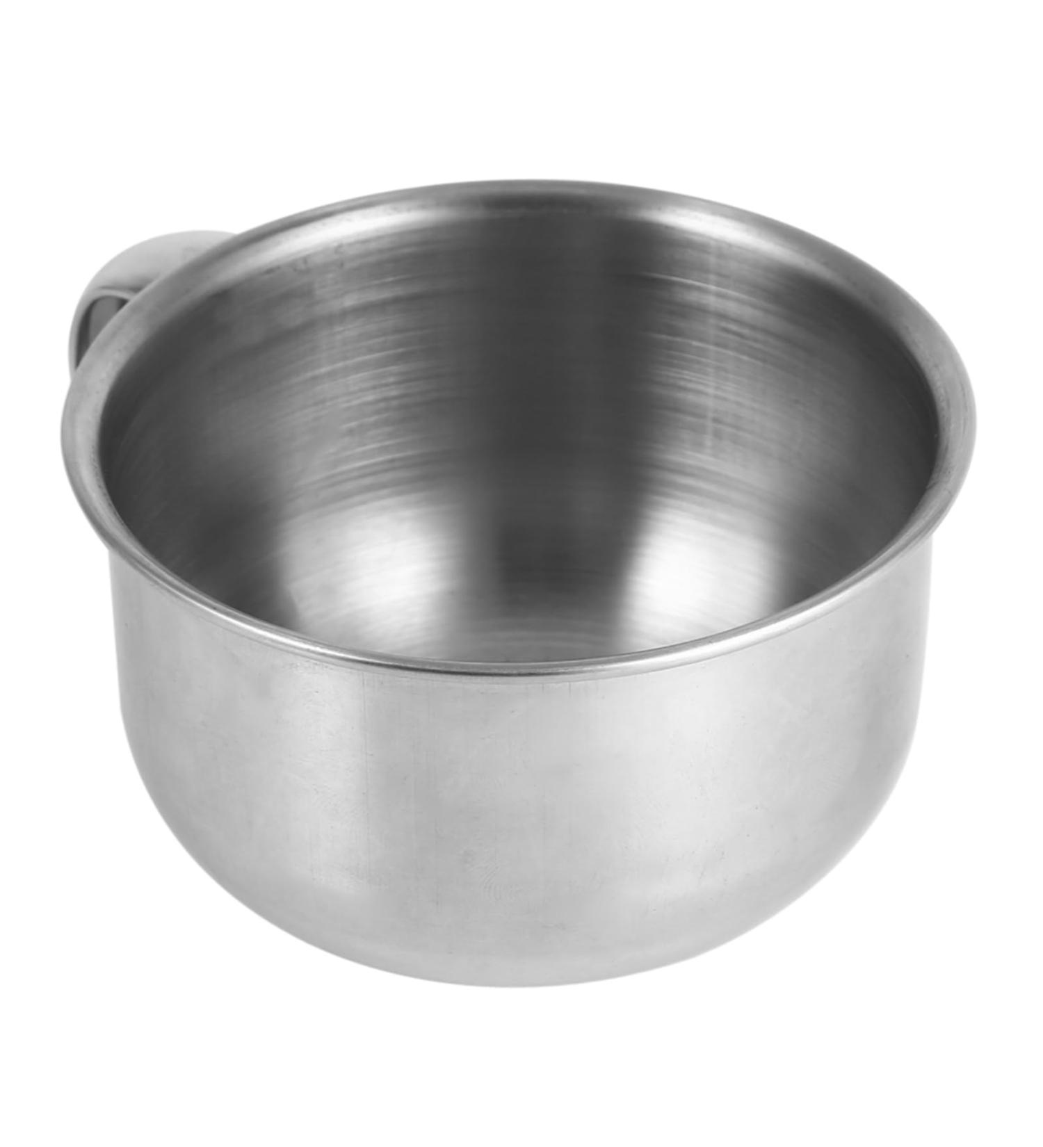 Premium Stainless Steel Razor Shell Shaving Cup Bowl for Men - 13x9x5 | Ideal for Cleaning Foam Tools - Buy Online on GoSupps.com