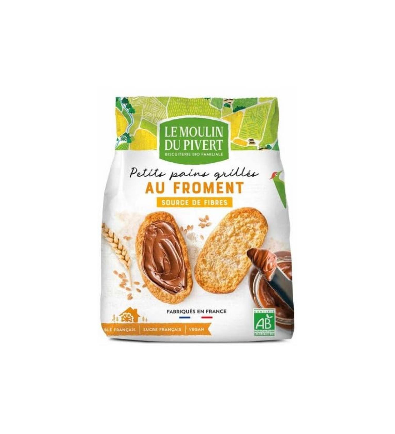 Le Moulin Du Pivert - Roasted Buns Organic & vegan wheat 225g