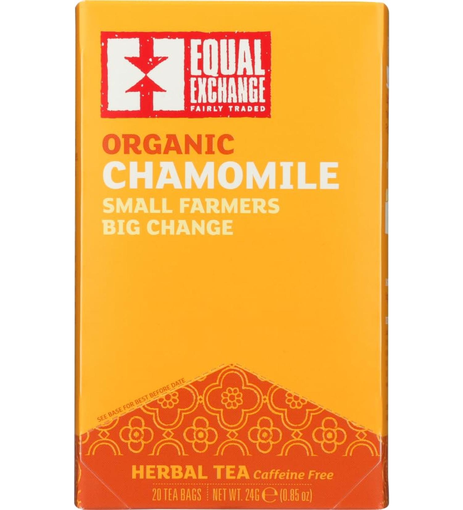 Equal Exchange Herbal Chamomile Tea (3x20 Bag) - Buy Online on GoSupps.com