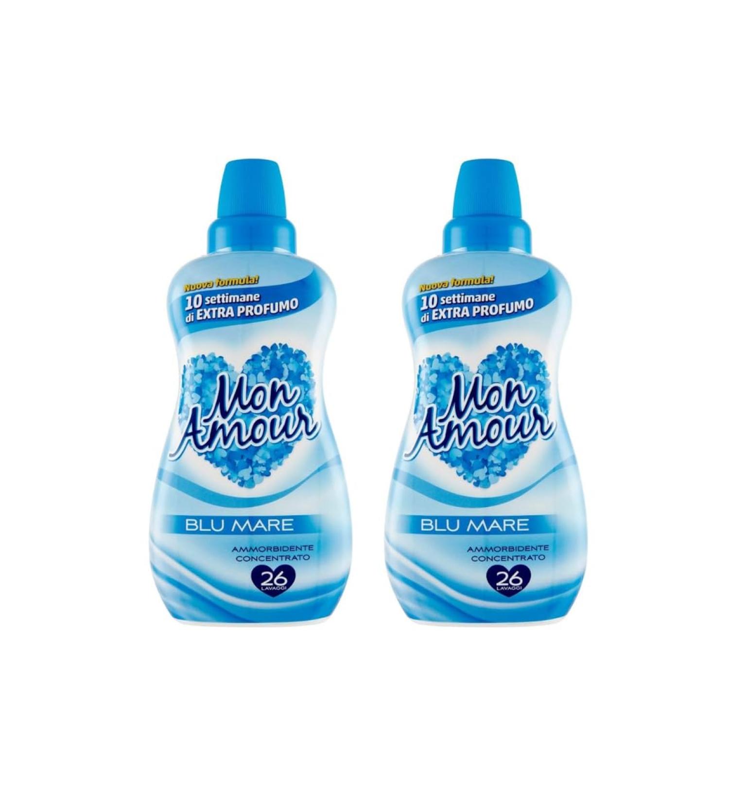 Buy Mon Amour Fabric Softener 2x650ml | Navy Blue | 26 Washes | International Shipping - Buy Online on GoSupps.com