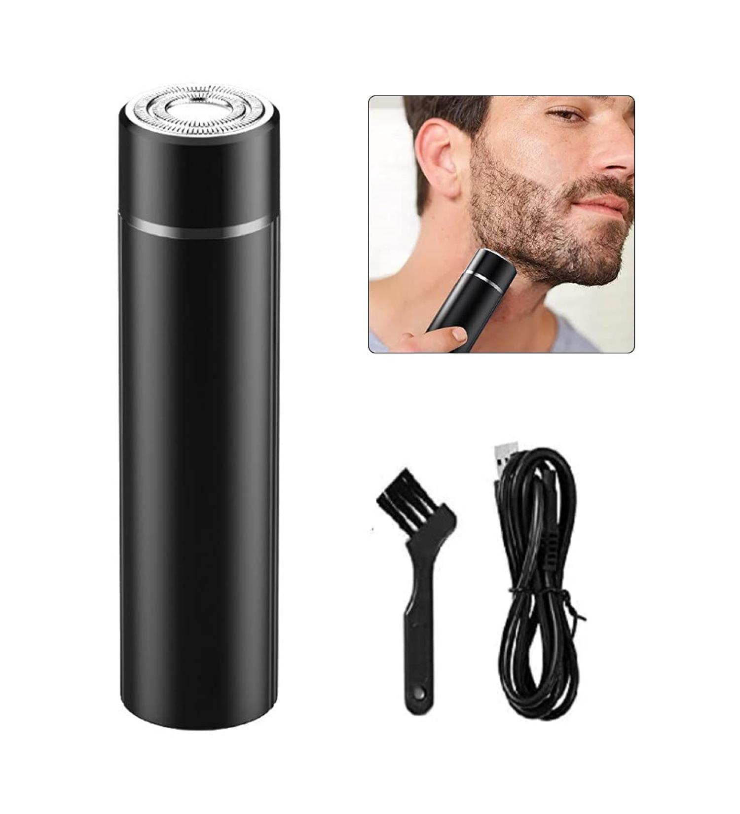 Small Electric Razor for Men - Portable USB Rechargeable Waterproof Shaver with Quick Charge - Best Compact Cordless Trimmer for Mustache & Nose - Buy Online on GoSupps.com