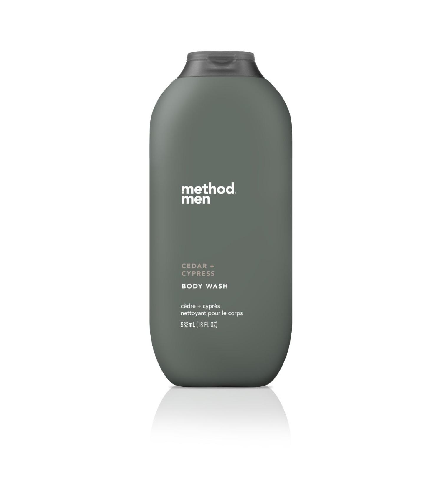 Method Men Cedar + Cypress Body Wash - Paraben and Phthalate Free - 18 fl oz - Buy Online on GoSupps.com