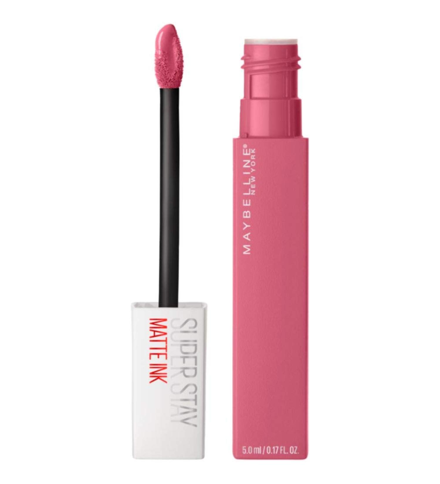 Maybelline Super Stay Matte Ink Liquid Lipstick - Inspirer Light Mauve Pink | Long-Lasting Formula Up to 16H Wear | High Impact Color - 0.17 Fl Oz - Buy Online on GoSupps.com