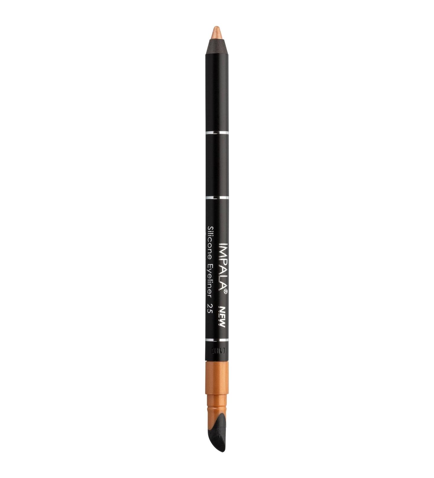 IMPALA Waterproof Eyeliner No. 25 - Rose Gold Metallic | Creamy & Long-Lasting | Defined or Smudged Look - Buy Online on GoSupps.com