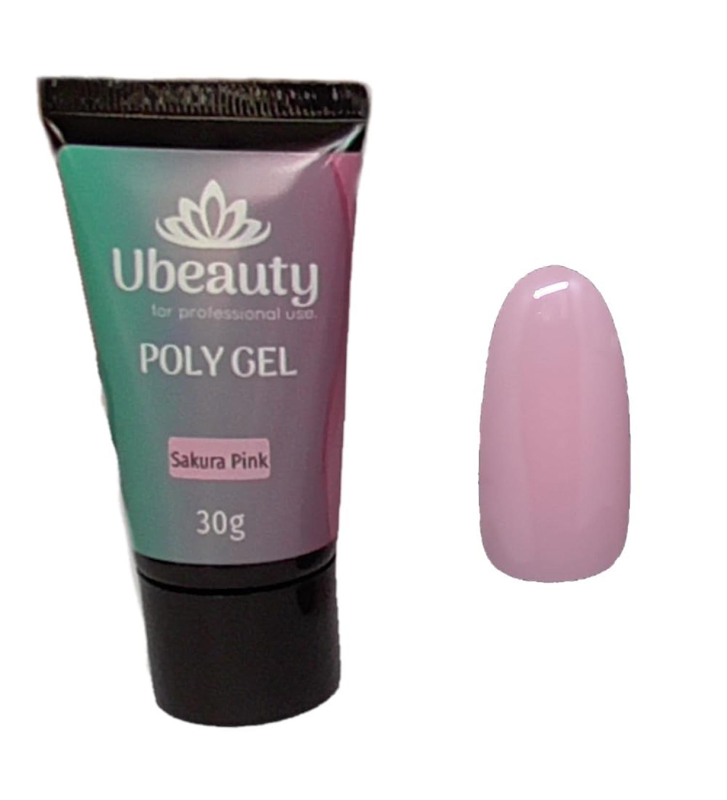 Acrylique Gel Ubeauty Sakura Pink Polygel Pink 30 ml Polygel