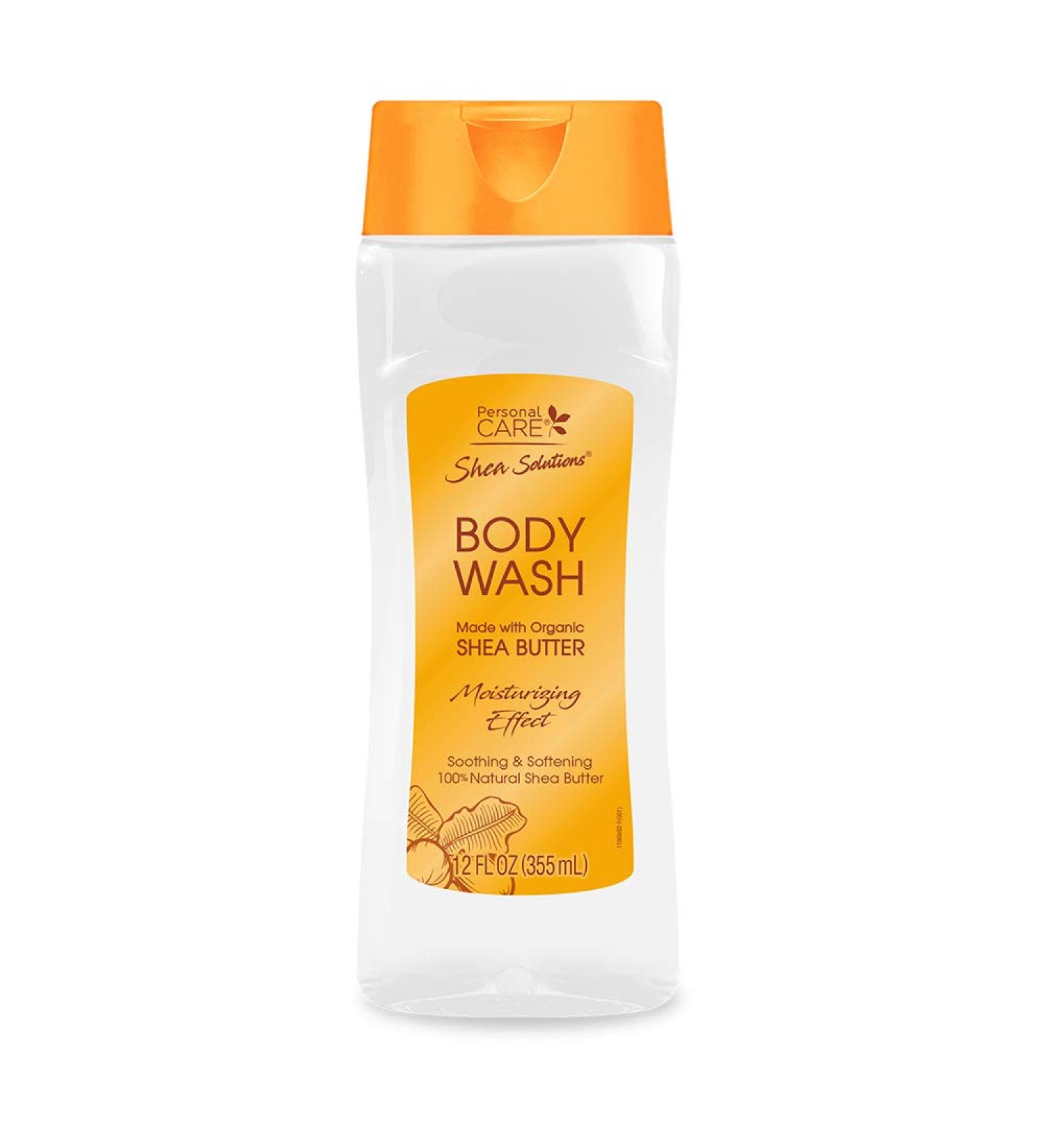 Shea Solutions Cleaning Body Wash - Moisturizing Organic Shea Butter 12 Oz | International Shipping - Buy Online on GoSupps.com