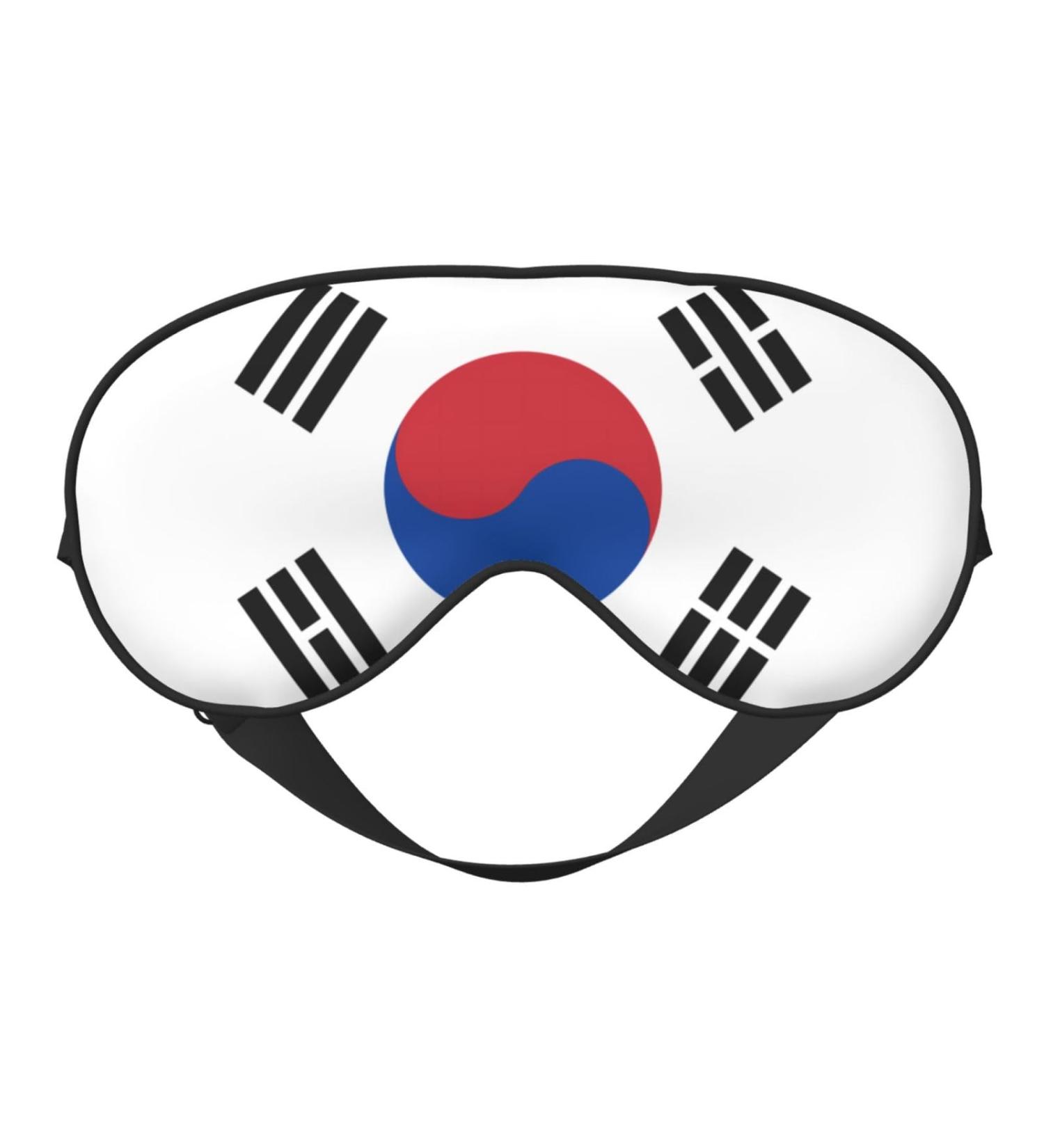 Flag of Republic of Korea Soft Eye Mask | Comfortable Light Blocking Sleep Mask for Side Sleepers - Buy Online on GoSupps.com
