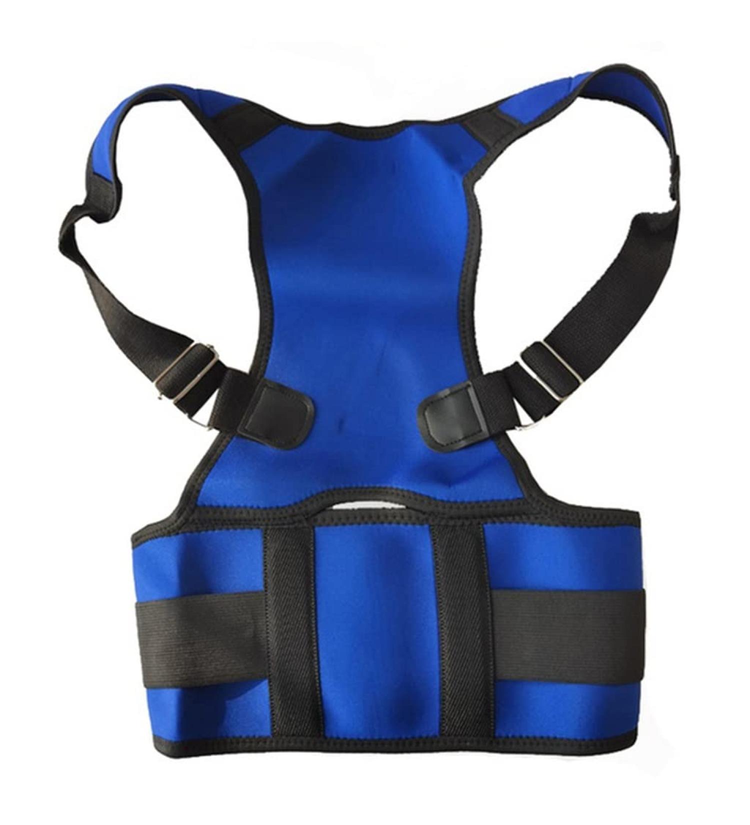 Buy DFHBFG Posture Corrector Corset - Orthopedic Back Support Belt & Lumbar Brace (Blue L Code) - Improve Posture & Comfort | International Shipping - Buy Online on GoSupps.com