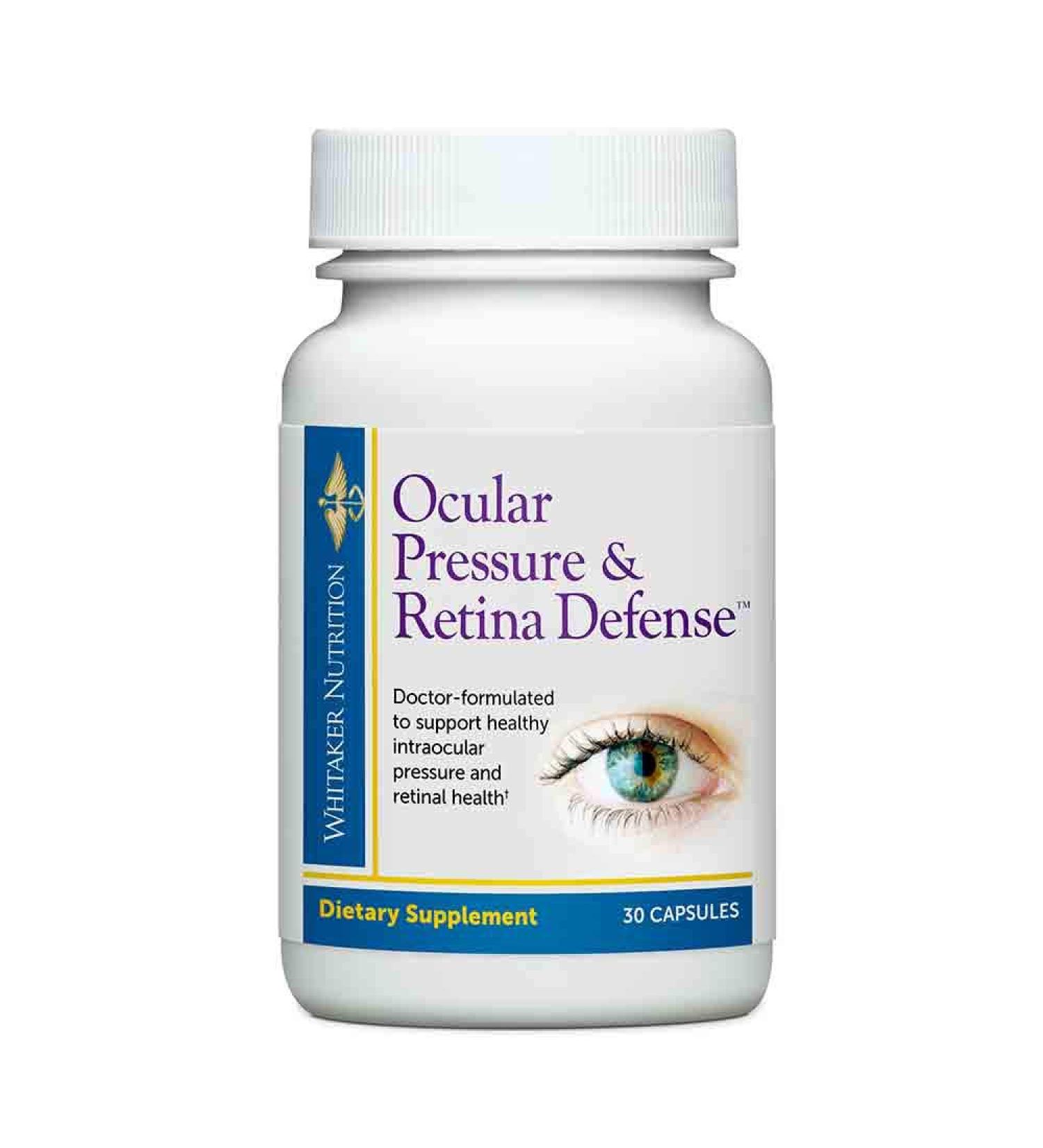 Dr. Whitaker Ocular Pressure & Retina Defense - 30 Capsules for Eye Health - Buy Online on GoSupps.com