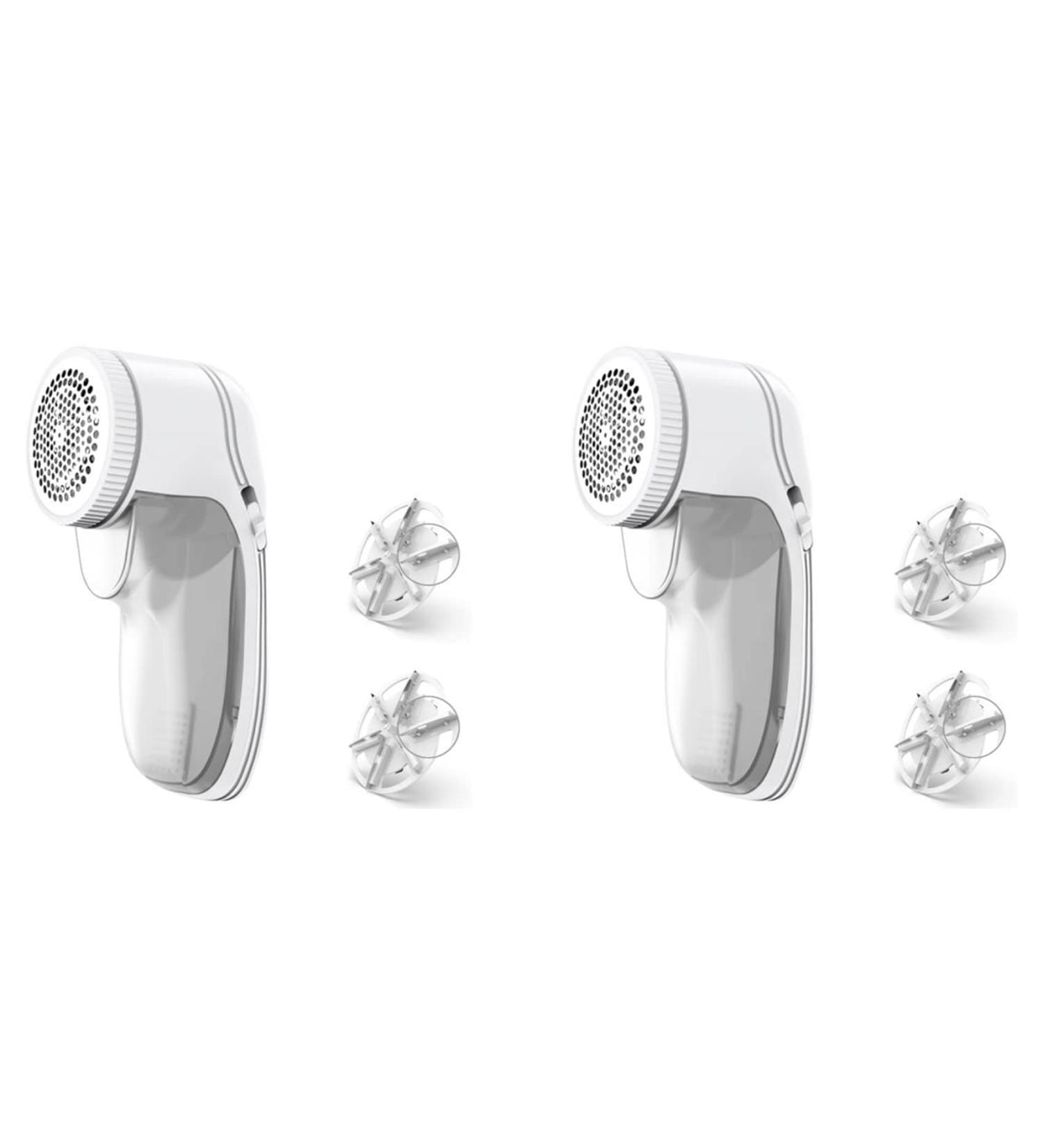 Buy 2X Electric Lint Remover & Fabric Shaver - Rechargeable Sweater Shaver with Removable Bin for Quick & Effective Cleaning | International Shipping Available - Buy Online on GoSupps.com