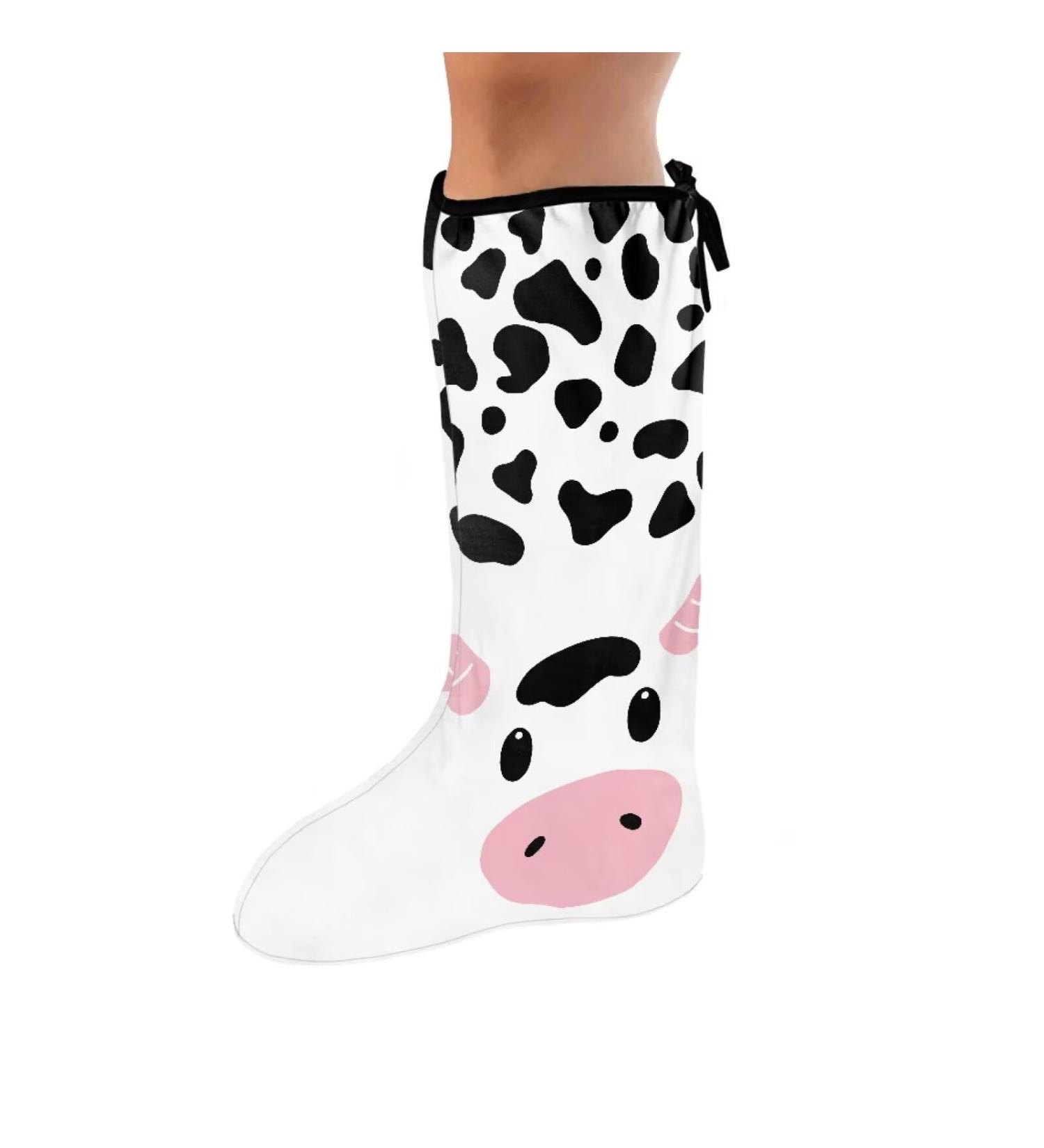 Cartoon Cow Leg Cast Covers for Kids & Adults | Removable & Reusable Elastic Protection Sleeve | Medium Size - Buy Online on GoSupps.com