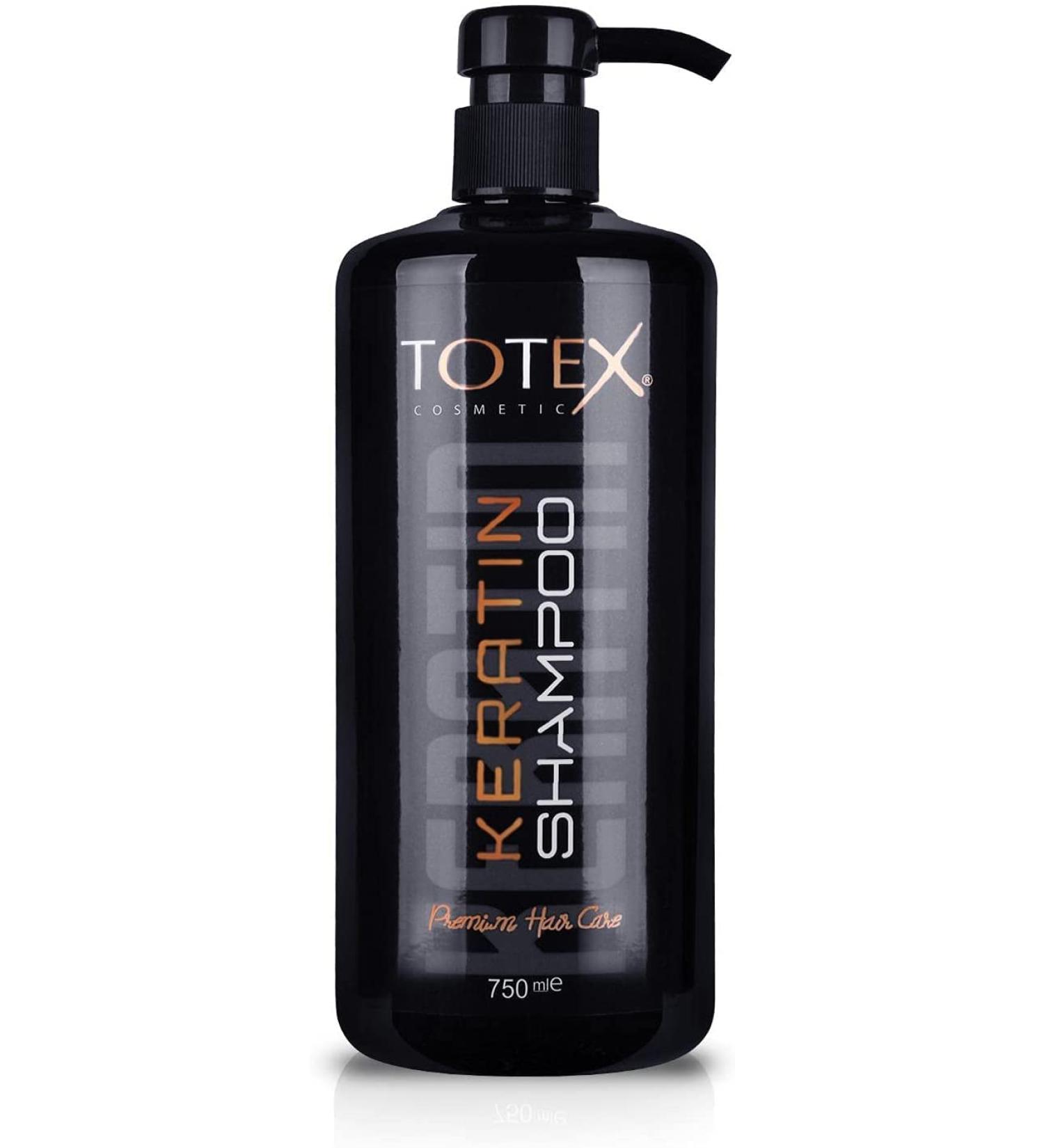 Totex Hair Keratin Shampoo - Premium Hydrating & Nourishing Care | Deep Moisturising & Quick Repair for All Hair Types | 750 ml - Buy Online on GoSupps.com