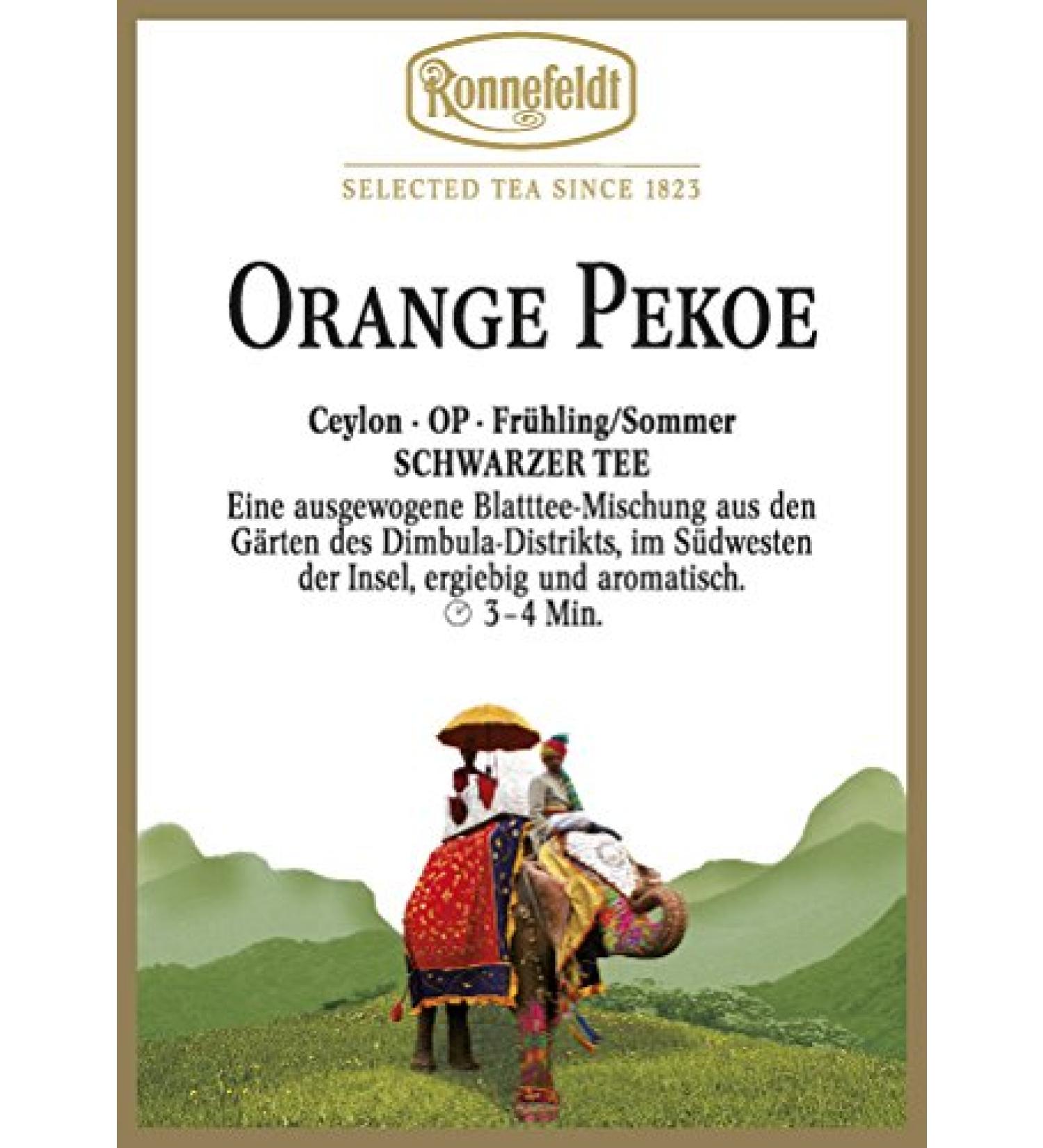 Ronnefeldt - Orange Pekoe - Ceylon Black Tea - 100 g - Buy Online on GoSupps.com