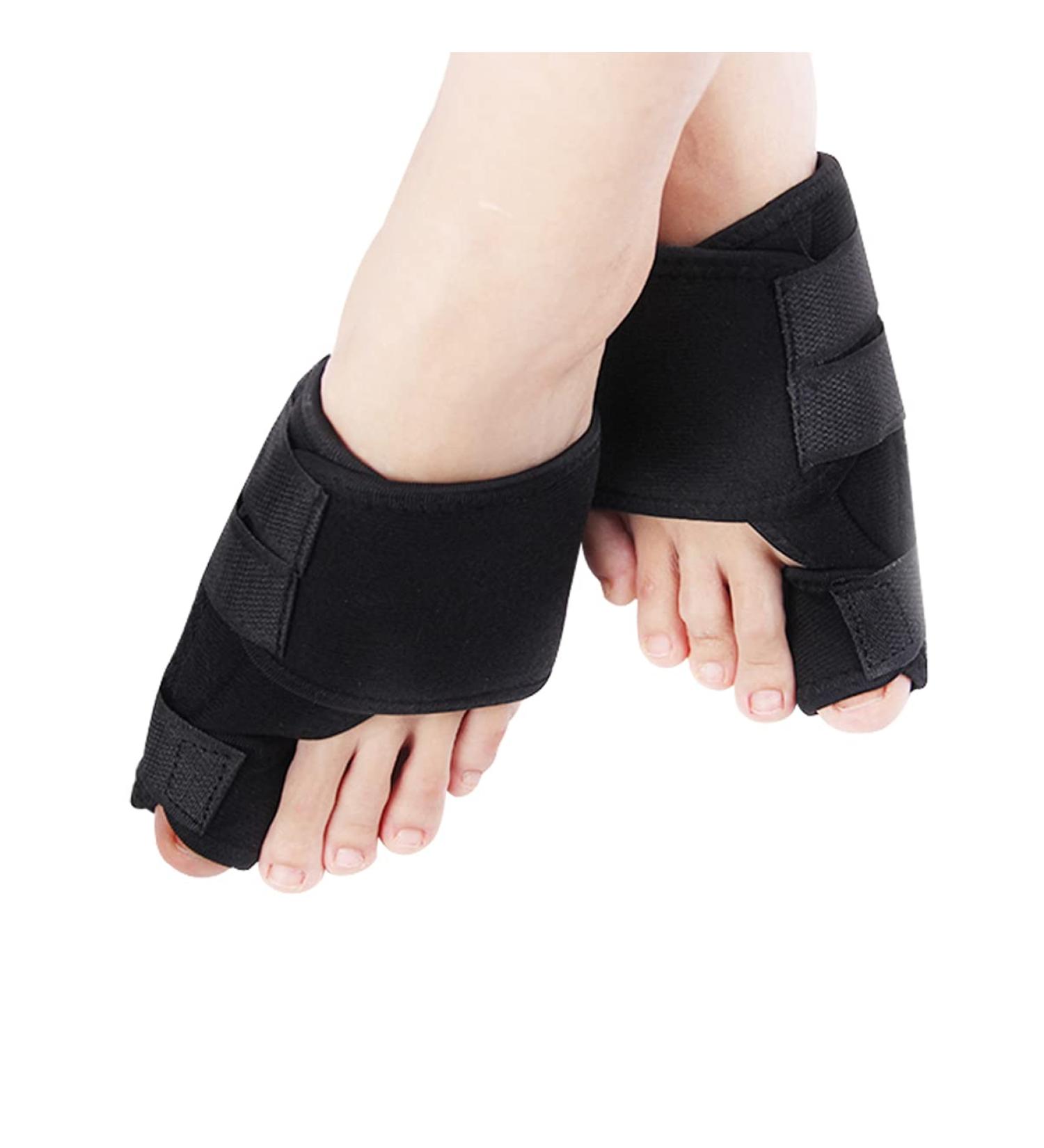 Beaupretty Thumb Black Splint Pair - Hallux Hammer Straightener Comfortable Protector & Breathable Sleeve - Buy Online on GoSupps.com