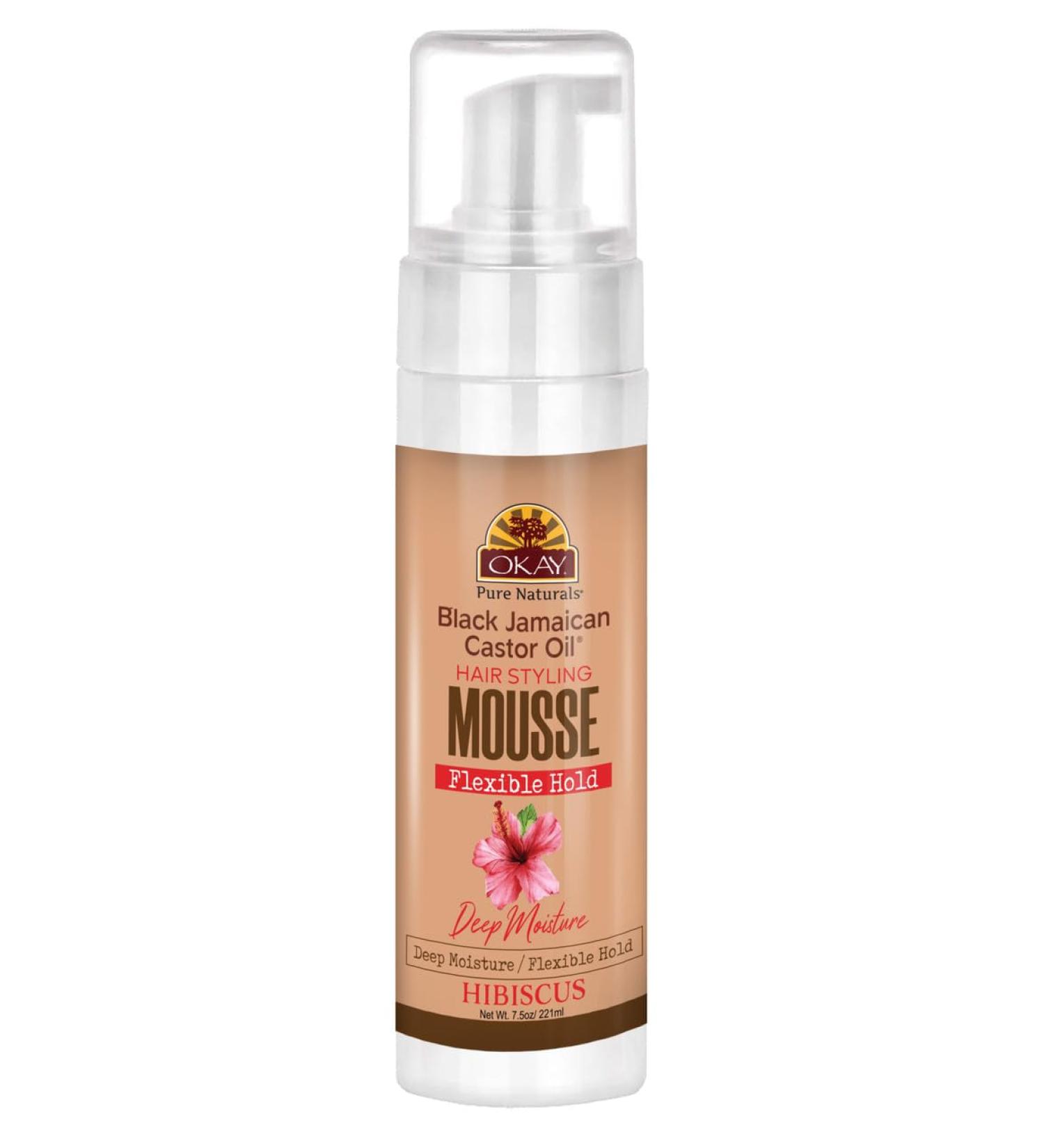 Okay Mousse Flexible Hold Hibiscus Deep Moisture 7.5 Ounce (221ml)