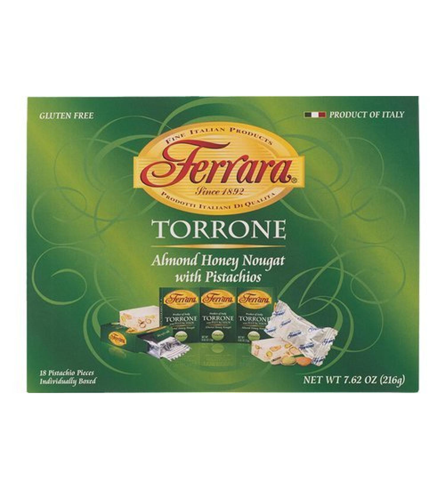 Ferrara - Pistachio Torrone, 18pc Box
