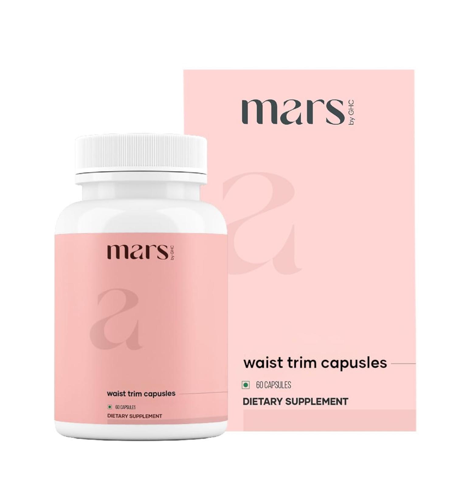 Mars Waist Trim Capsules : Powered with Magnesium Citrate Bentonite Clay & Triphala | Good Health Comapny - 60 Capsules (Pack of 1) - Buy Online on GoSupps.com