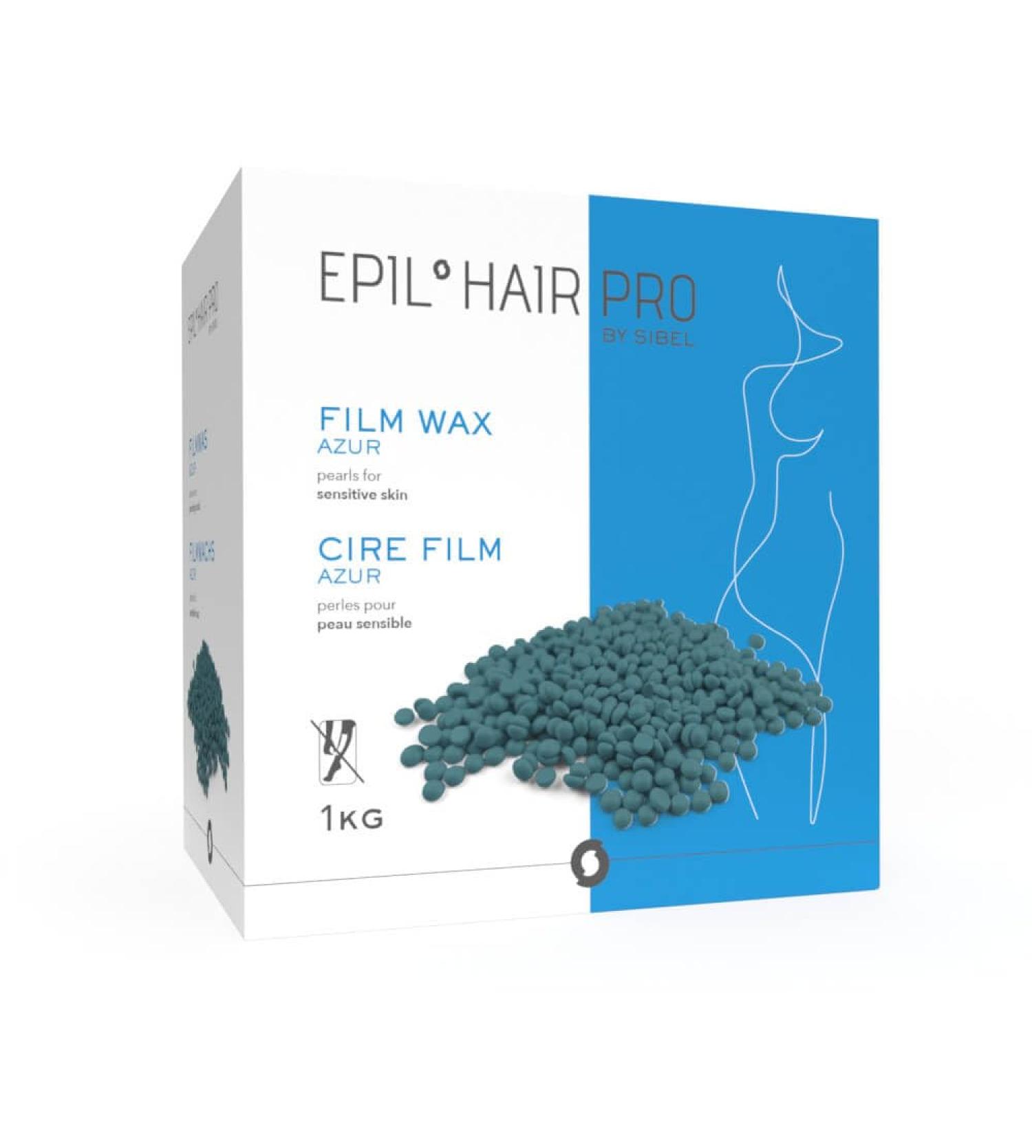 Cire for hair removal Fine wax Pastilles azure blue Sibel 1 kg