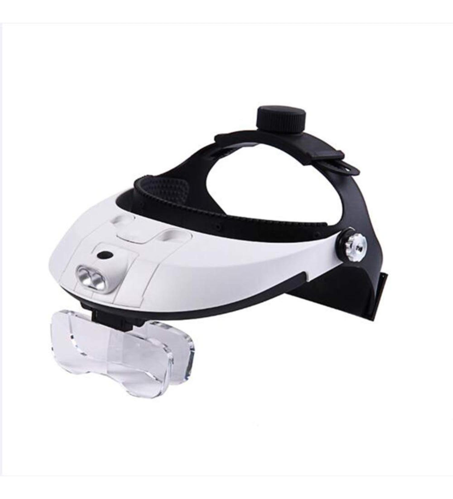 Lighted Headset Magnifying Glasses with 2Led Lights Head-Free Magnifier Loupe for Electronics Eyelash Crafts Jewelry Circuit Watch Repair 1.0X 1.5X 2.0X 2.5X 3.5X A/A Gift of Love Fashionable - Buy Online on GoSupps.com