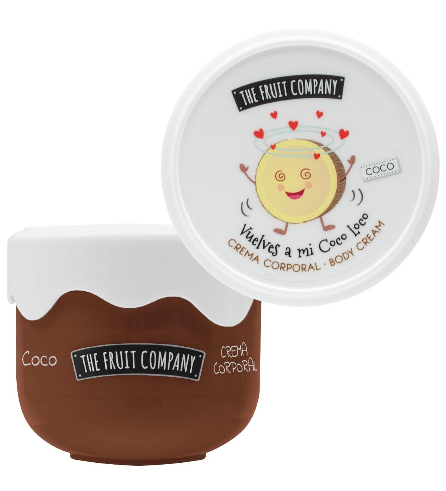 The Fruit Company Coconut Silk Effect Body Cream 200ml Hydration with Avocado Oil & Shea Butter Vegan Formula - Buy Online on GoSupps.com