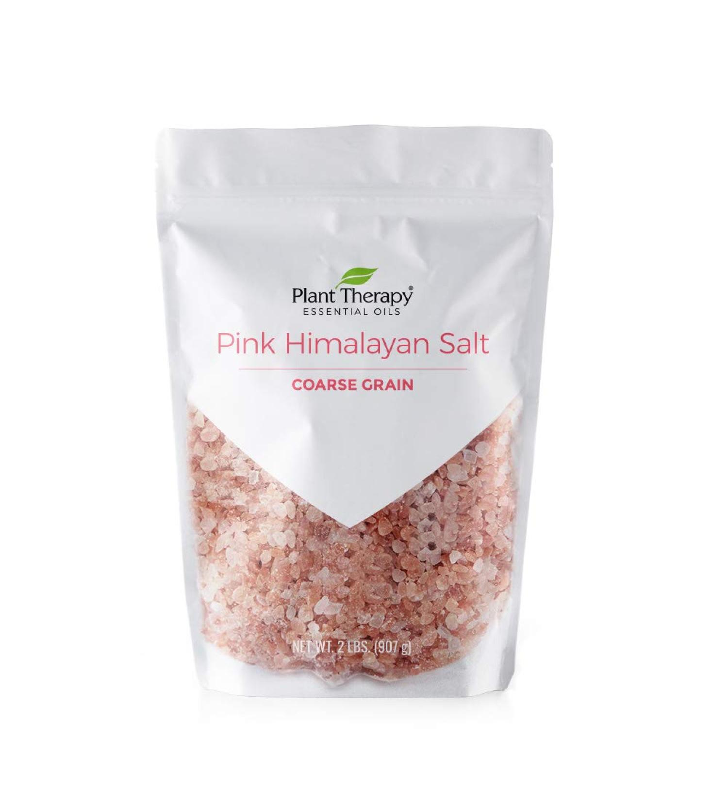 Plant Therapy Pink Himalayan Salt Coarse 2 lb Bag - Rich in Nutrients and Minerals for Improved Health - Buy Online on GoSupps.com