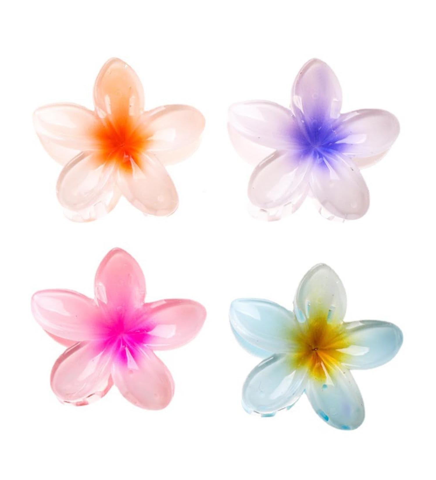 ZSPERKLA Flower Hair Clips - 4 Pack Non-Slip Large Hair Clips for Women & Girls | Cute Hair Accessories for International Shipping - Buy Online on GoSupps.com