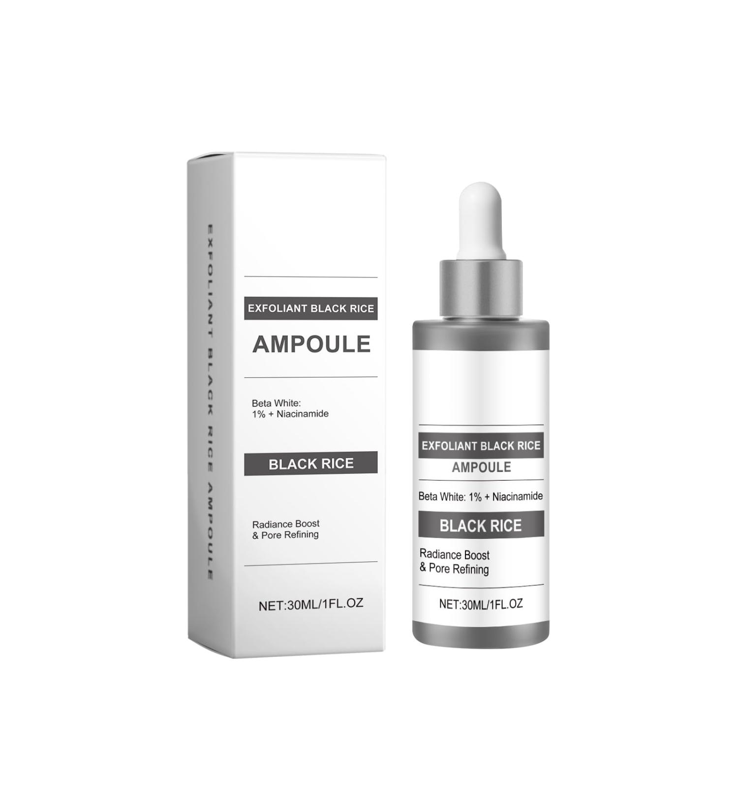 Black Rice Essence Gentle Moisturizing Cleansing Exfoliating Nourishing Skin Rejuvenation Pore Refinement Daily Care Facial Treatment