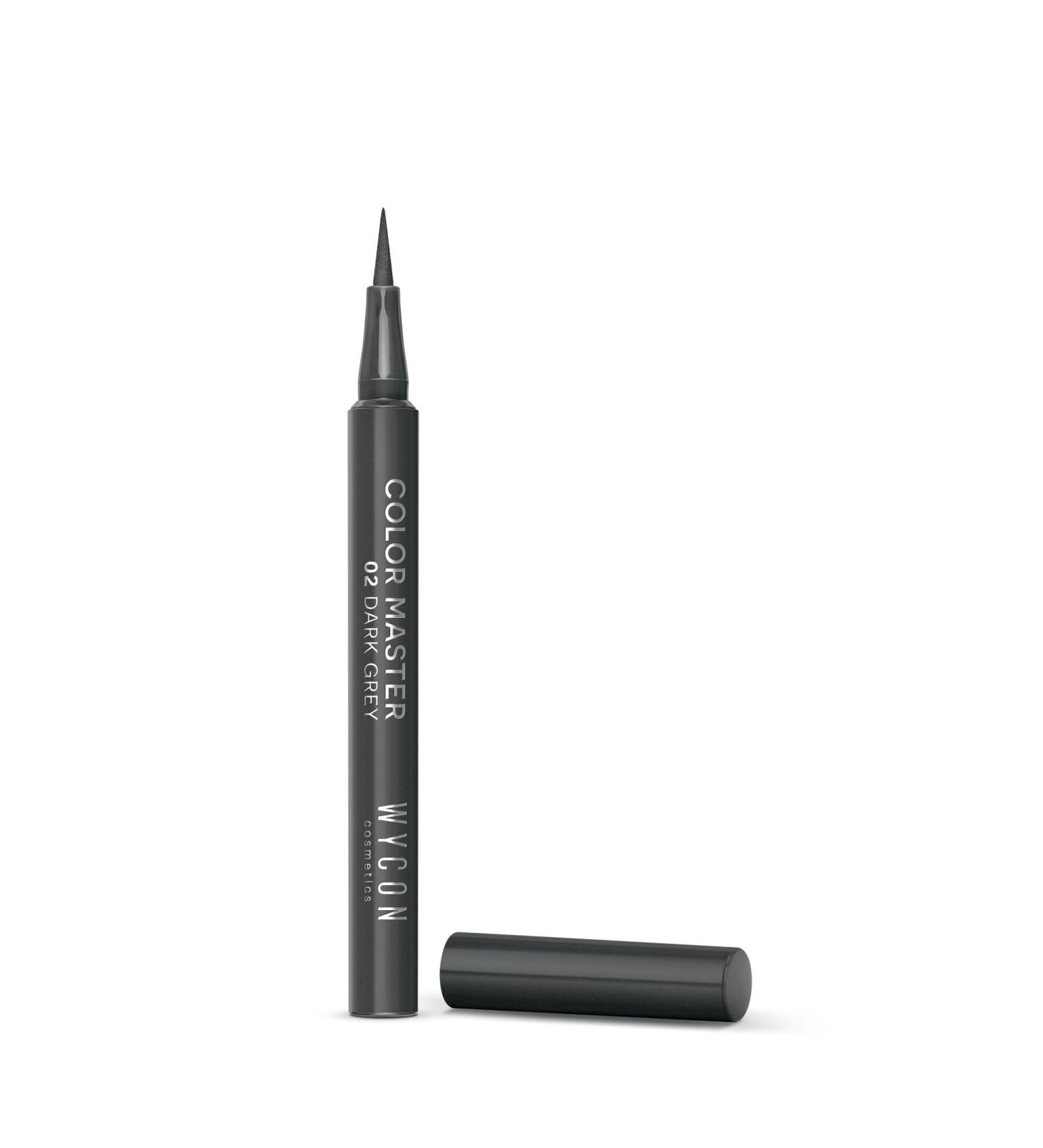 WYCON cosmetics WYCON Cosmetics COLOR MASTER Waterproof Eyeliner Pen - Color 02 Dark Gray - Buy Online on GoSupps.com