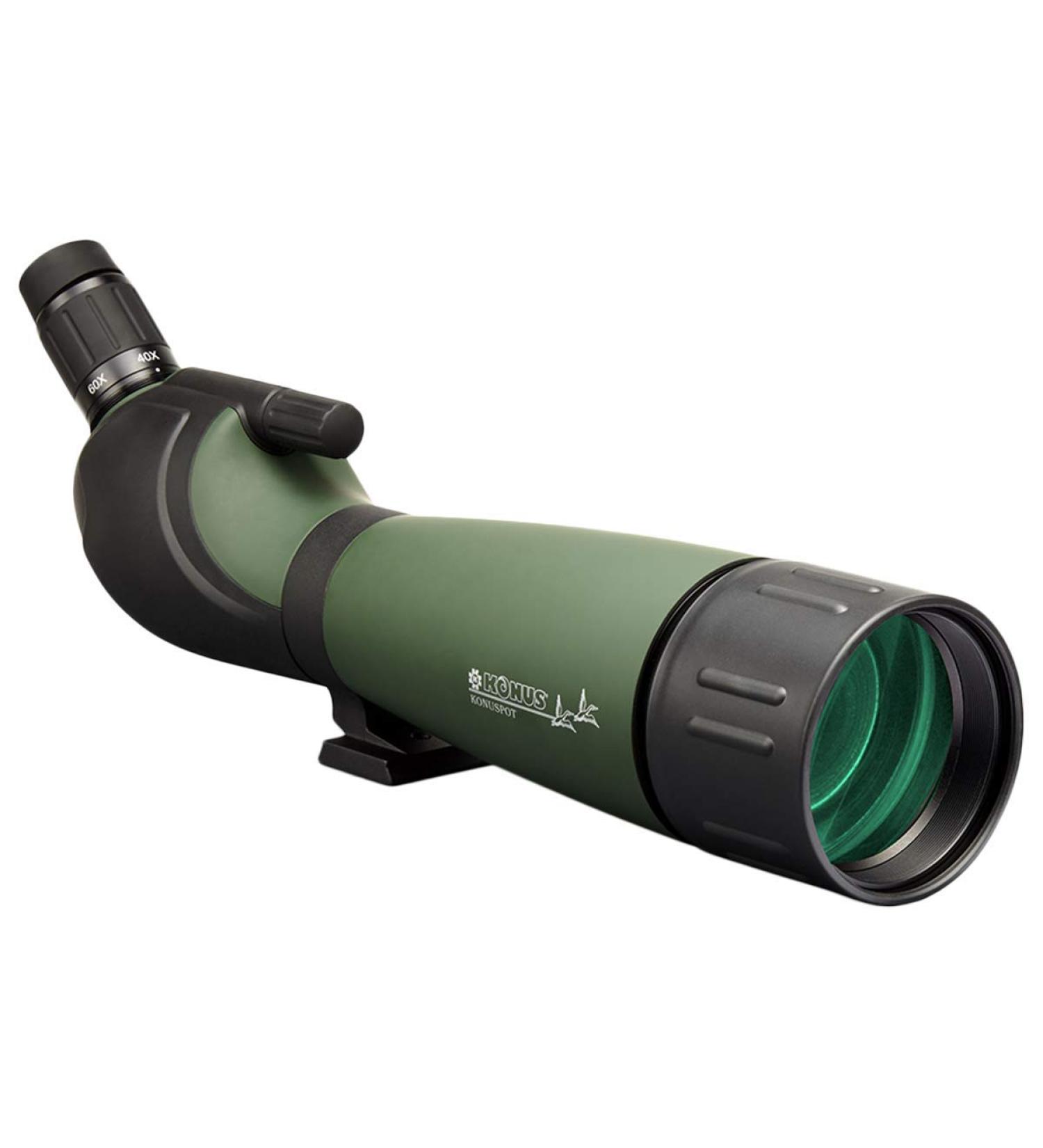 Konus - KONUSPOT-80 7126 20-60x80 Zoom Spotting Scope with Tripod & Smart Phone Adapter