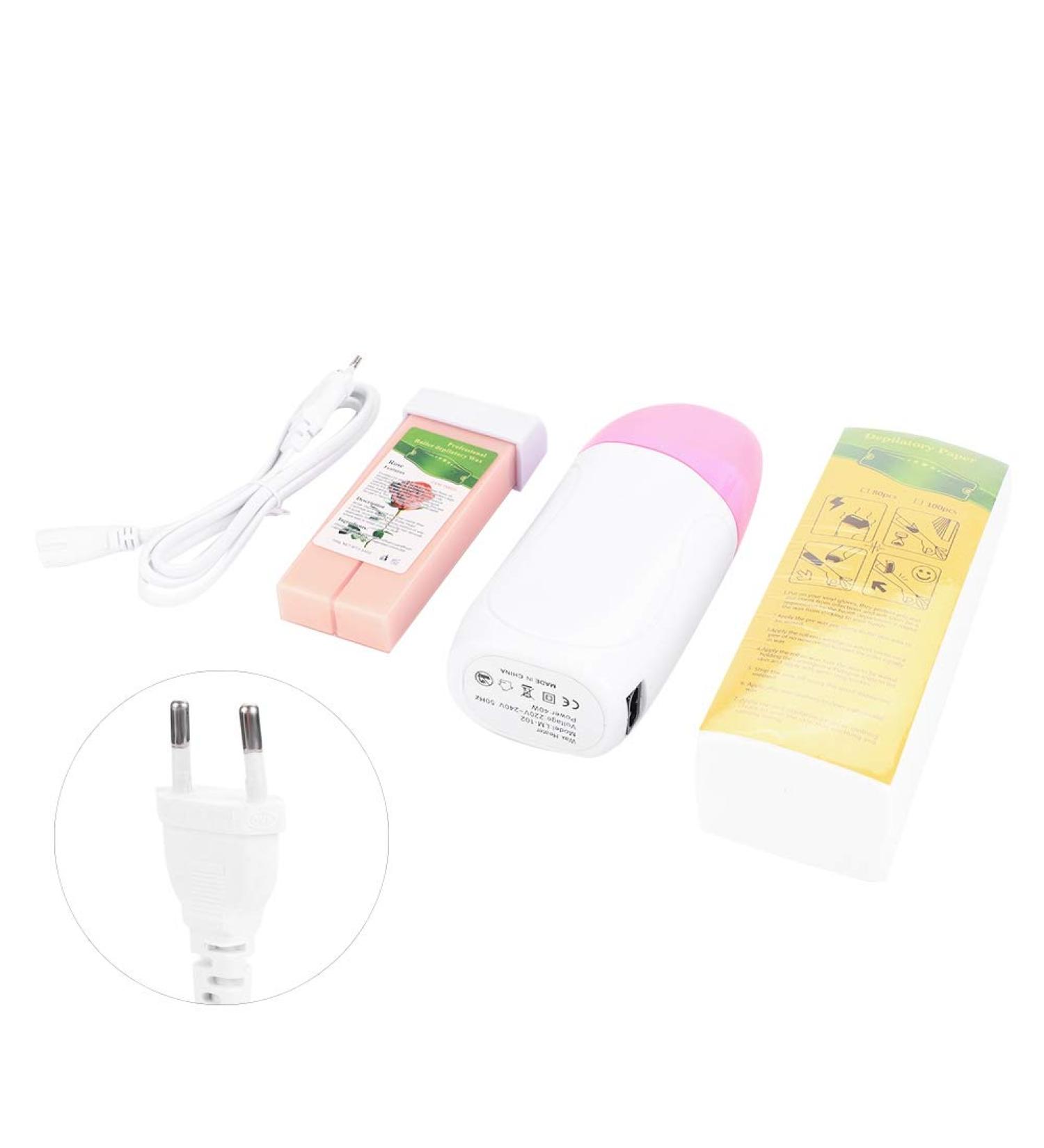 Electric Waxing Device Hair Removal Set - Fast Efficient Automatic Heating for Smooth Skin - Buy Online on GoSupps.com