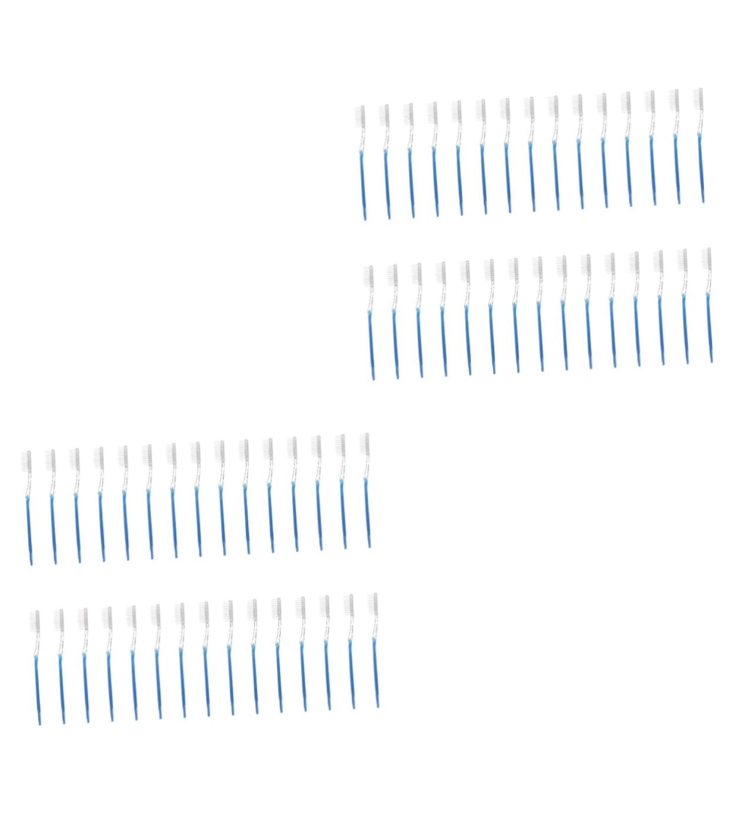 Buy Tovinanna 60 Pack Soft Disposable Toothbrushes - Perfect for Travel Hotels & Sensitive Teeth | Ideal for Toddlers & Brisk Use - Buy Online on GoSupps.com