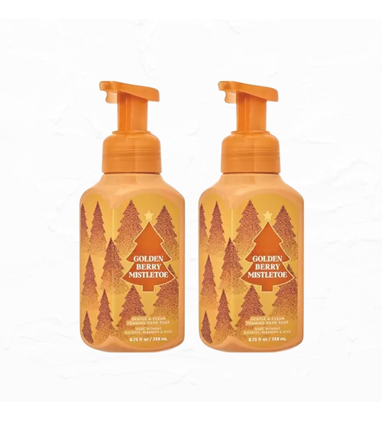 Golden Berry Mistletoe Gentle & Clean Foaming Hand Soap (Pack of 2) 8.75 fl oz / 259 mL each (Packaging Design Styles May Vary)