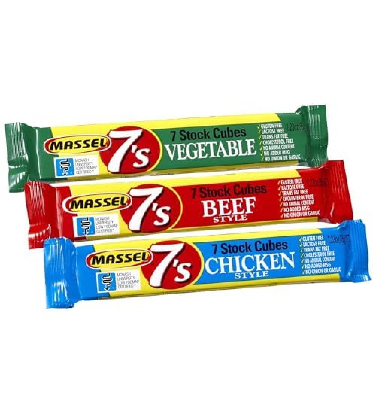 Massel 7's Cubes Lot de 9 paquets de 35 g