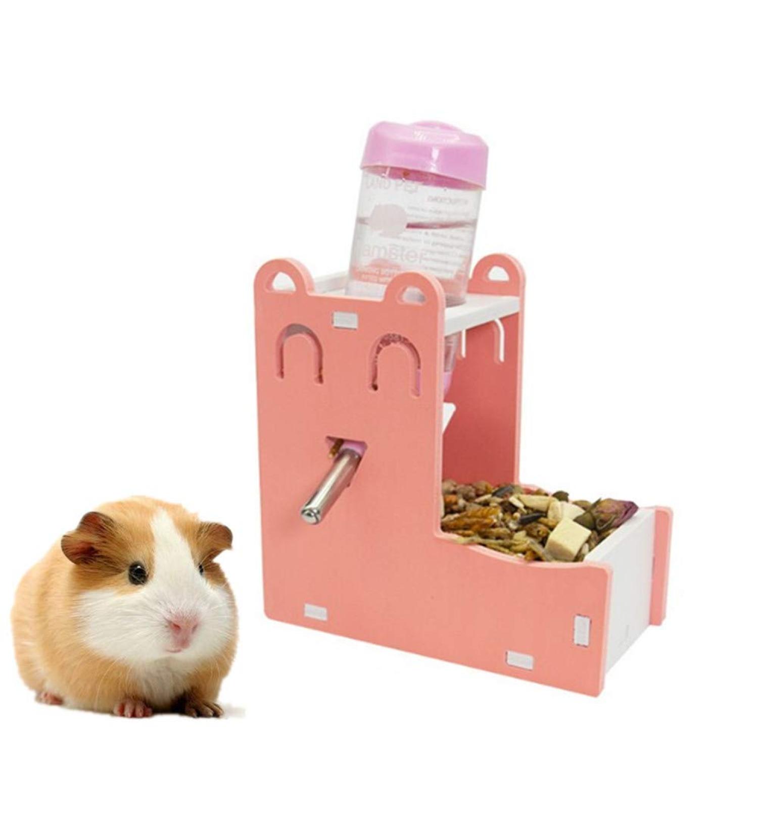 xihan123 Hamster Bowl Plastic Rabbit Food Bowls Durable Resuable Rabbit Hay Feeder For Allow To Keep The Cage Area Clean Help Reduce Hay Waste set-pink - Buy Online on GoSupps.com