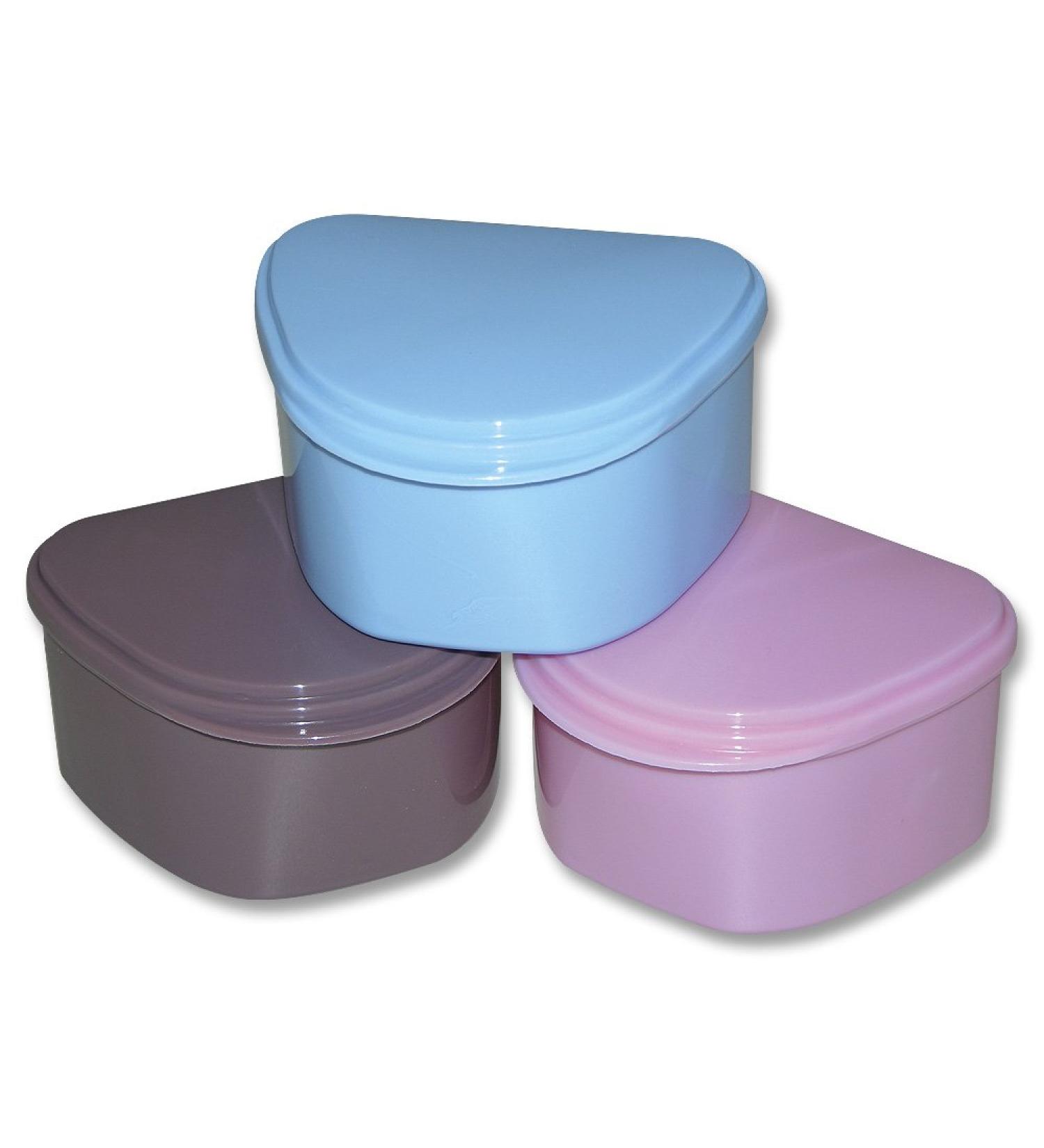 Denture Boxes 2" Deep - Assorted Colors (12)