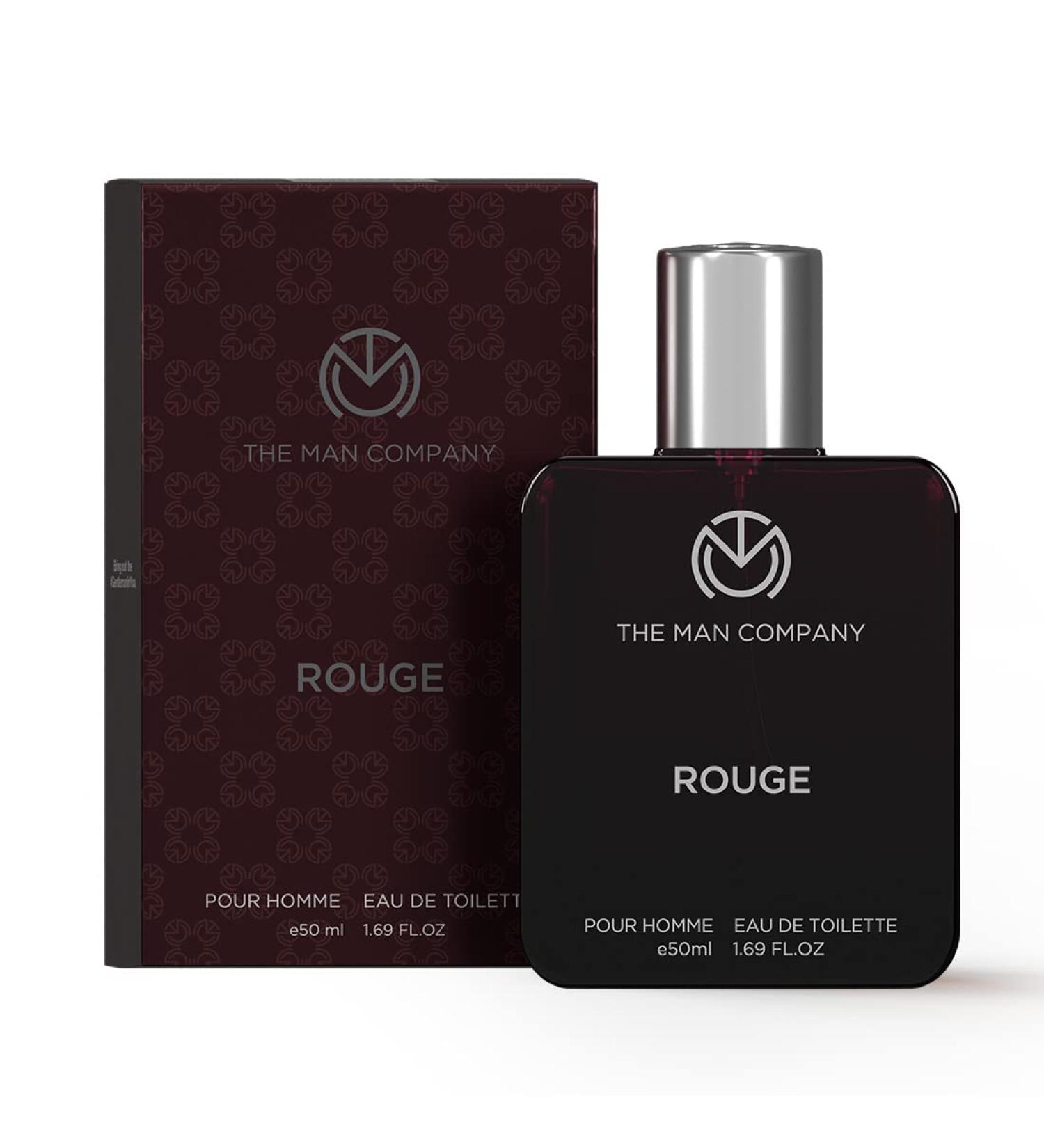 The Man Company Rouge EDT - 50ml | Perfume For Men | Premium Long-Lasting Fragrance | Citrusy Spicy & Woody | Gift For Men - Buy Online on GoSupps.com