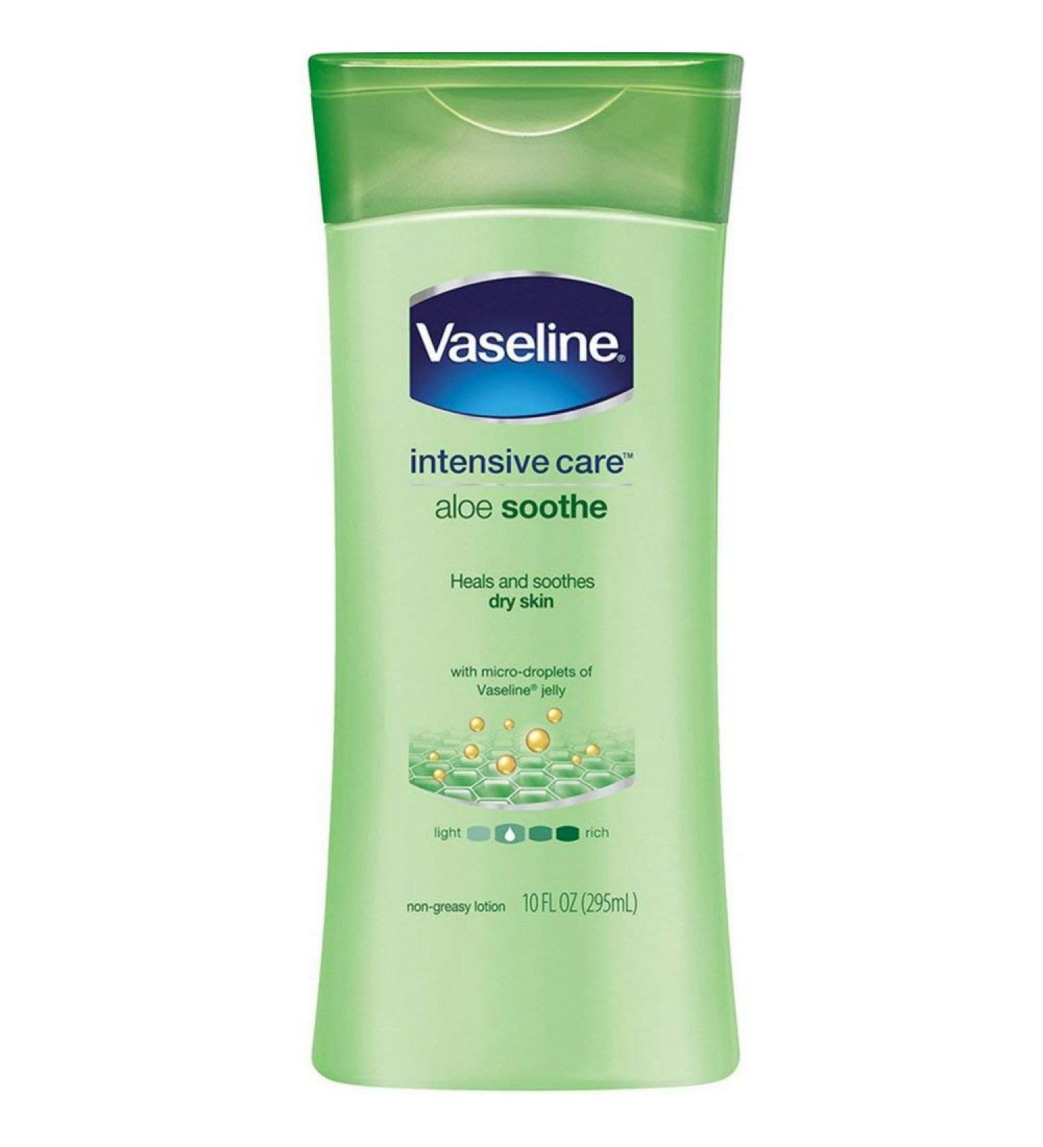 Unilever Vaseline Intensive Care Aloe Soothe Lotion - 10 Fl Oz | Hydrating Moisturizer for Dry Skin | International Shipping Available - Buy Online on GoSupps.com