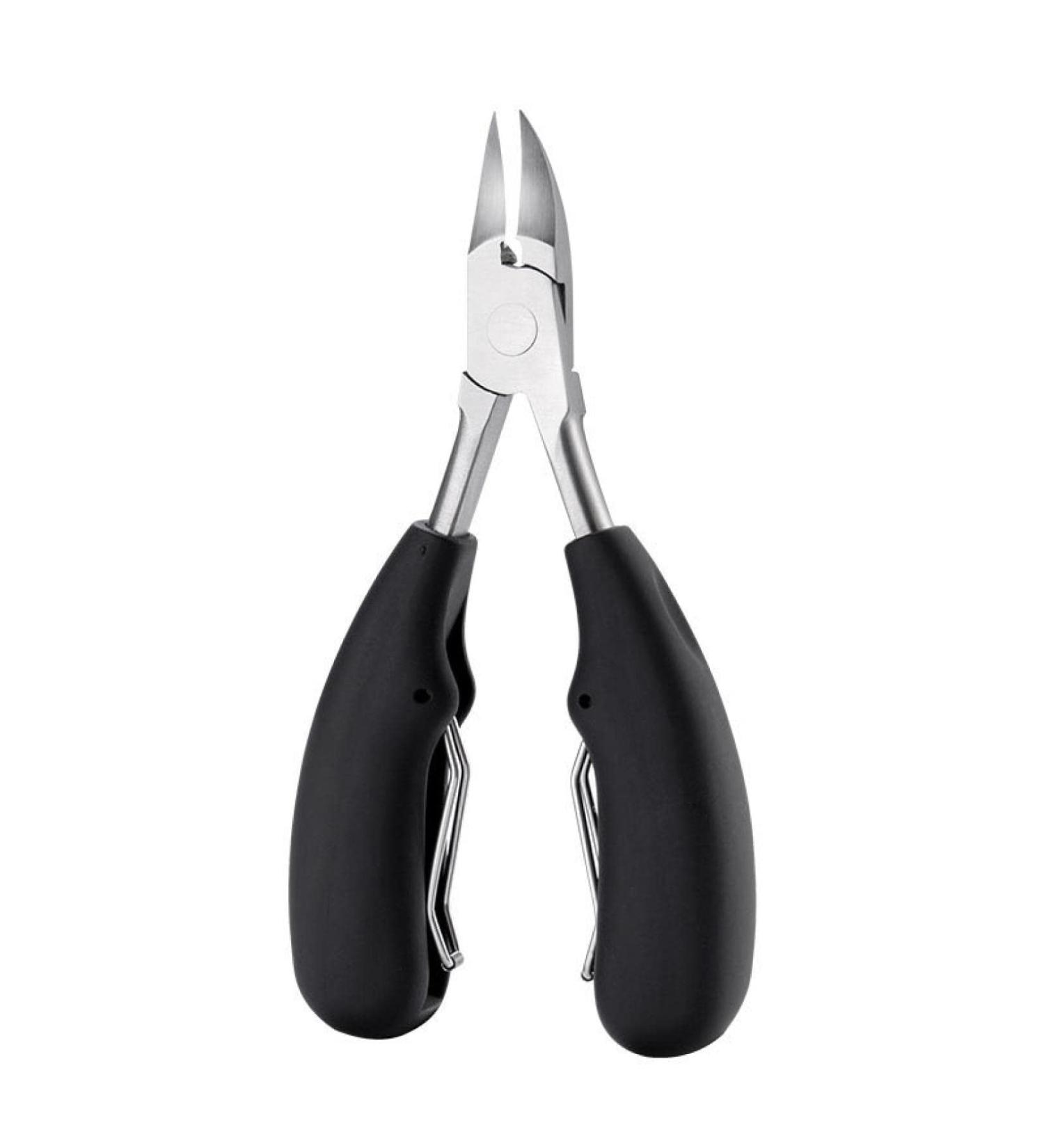 Precision Toenail Clippers Nail Clippers Trimmer for Thick or Ingrown Toenails Fingernail Clipper Surgical Grade Stainless Steel for Ingrown & Thick Nail (Black) - Buy Online on GoSupps.com