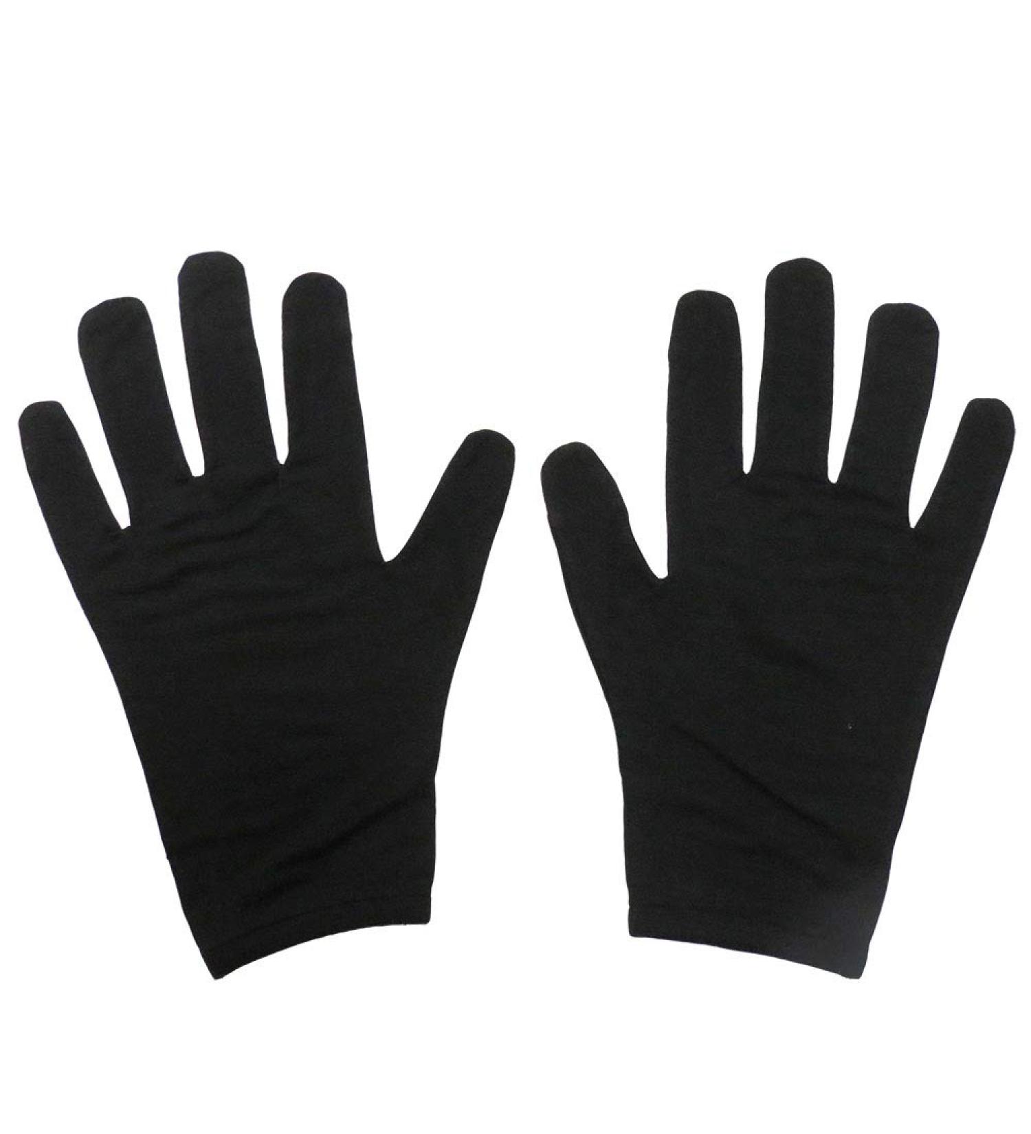 Edenswear Tencel Moisturising Gloves for Adults - XL Black Zinc-Enriched for Eczema Relief - Buy Online on GoSupps.com