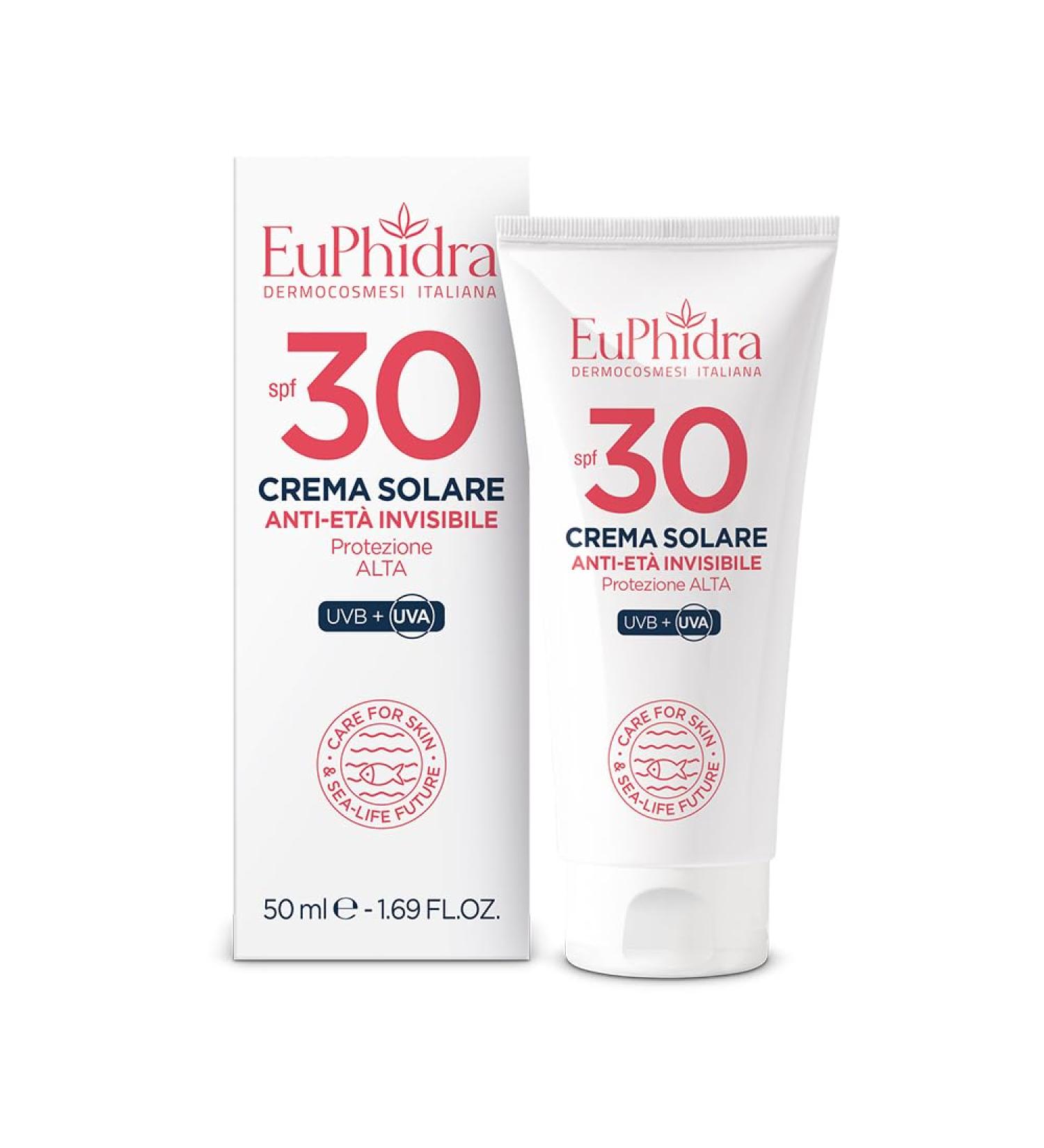 EUPHIDRA INVISIBLE ANTI-AGING SUN CREAM 30+