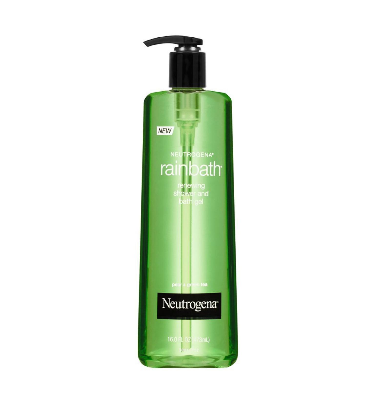 Neutrogena Rainbath Renewing Shower Gel - Pear & Green Tea 16 fl oz | Hydrating Bath Experience - Buy Online on GoSupps.com
