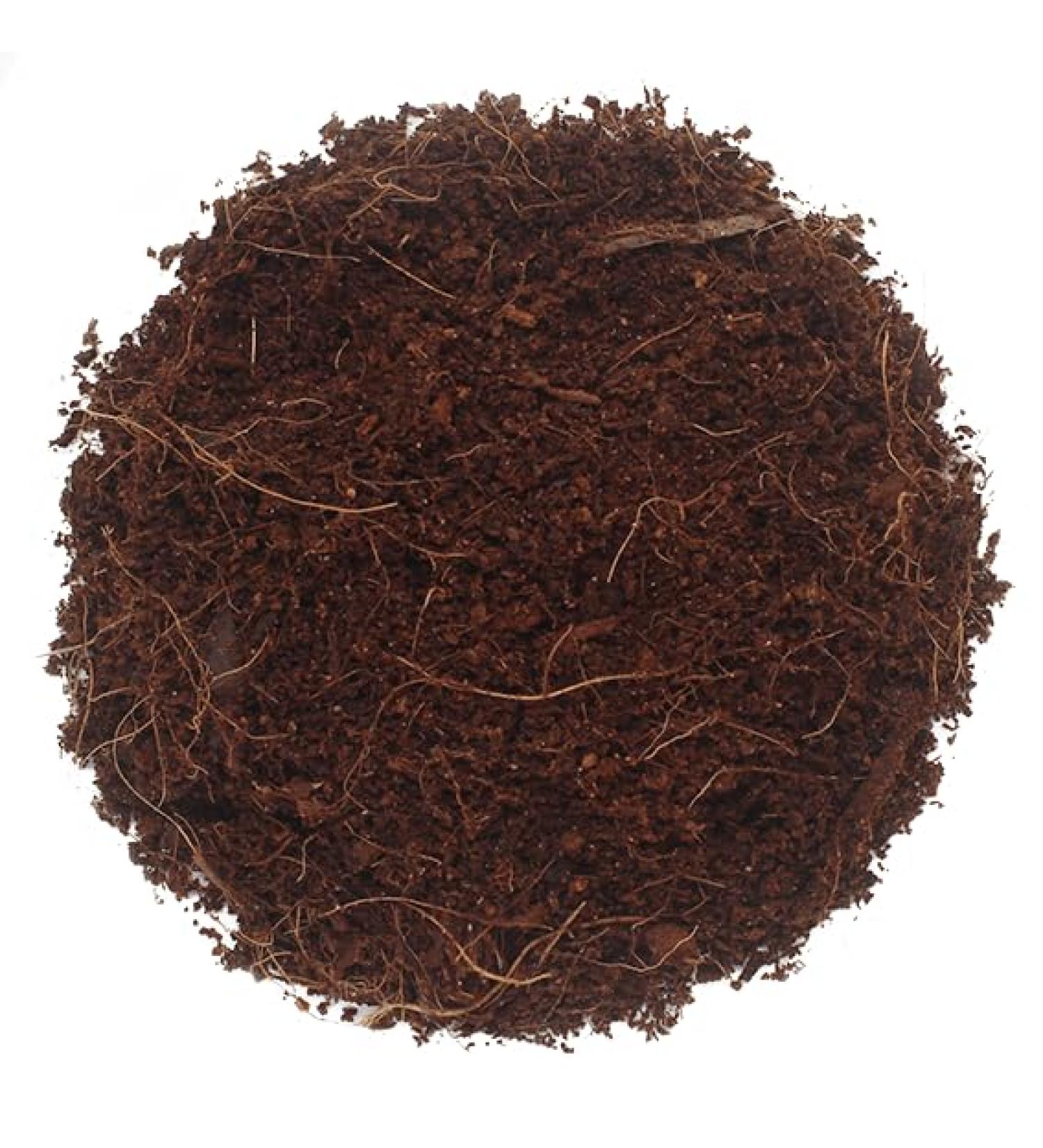 GRAN VELADA Natural Dehydrated Coconut Fibre | Ideal for Exfoliating Soaps and Substrate | Dark Brown | Cosmetics for All Skin Types | Horticultural Use | 500g