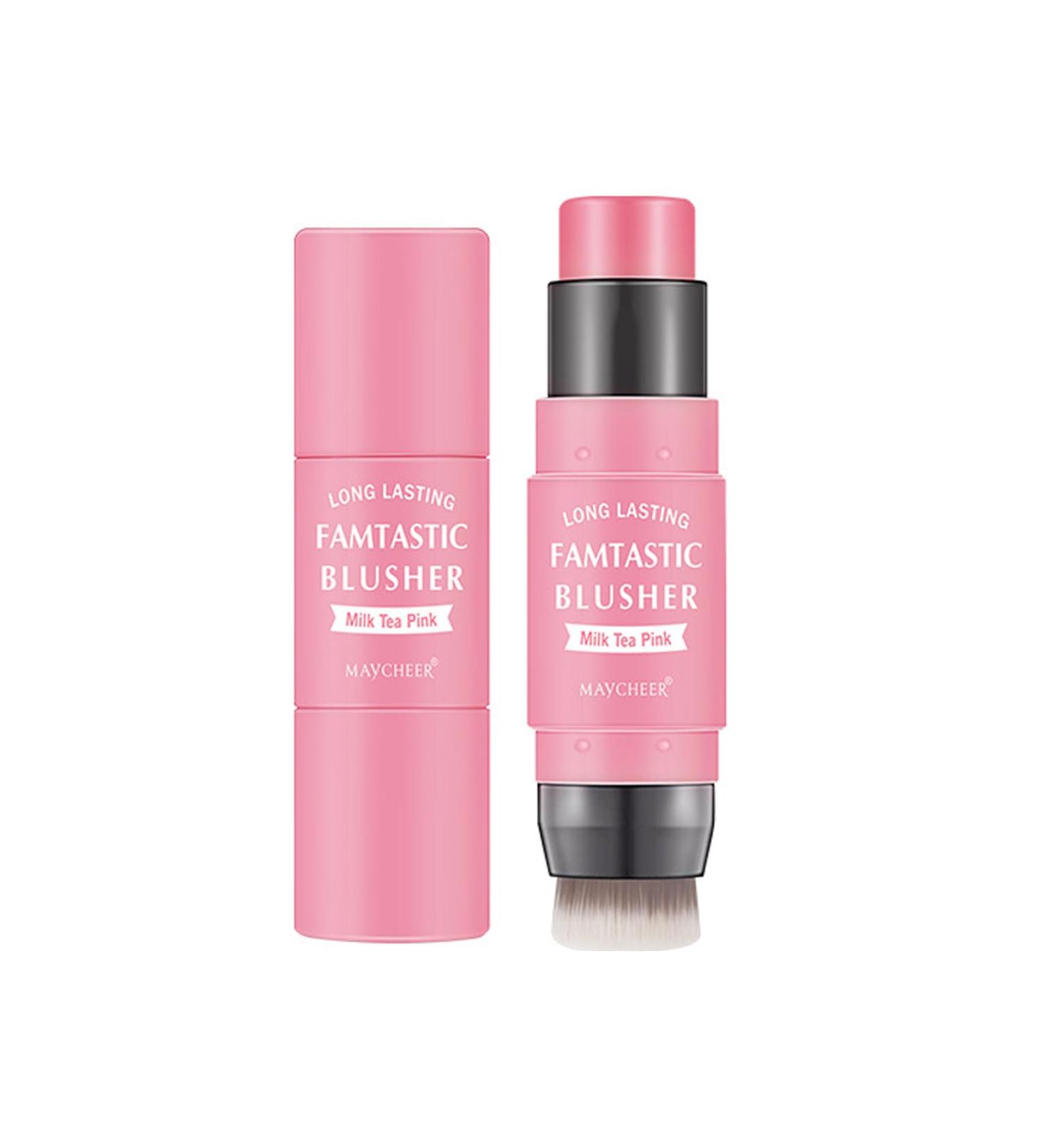 Creamy Blush Stick Buildable & Blendable Finish Luxurious Adds Shimmer Easy To Use On The Go Easy To Use Blends Effortlessly Cream Blush Makeup for All Skin Tones (A) - Buy Online on GoSupps.com
